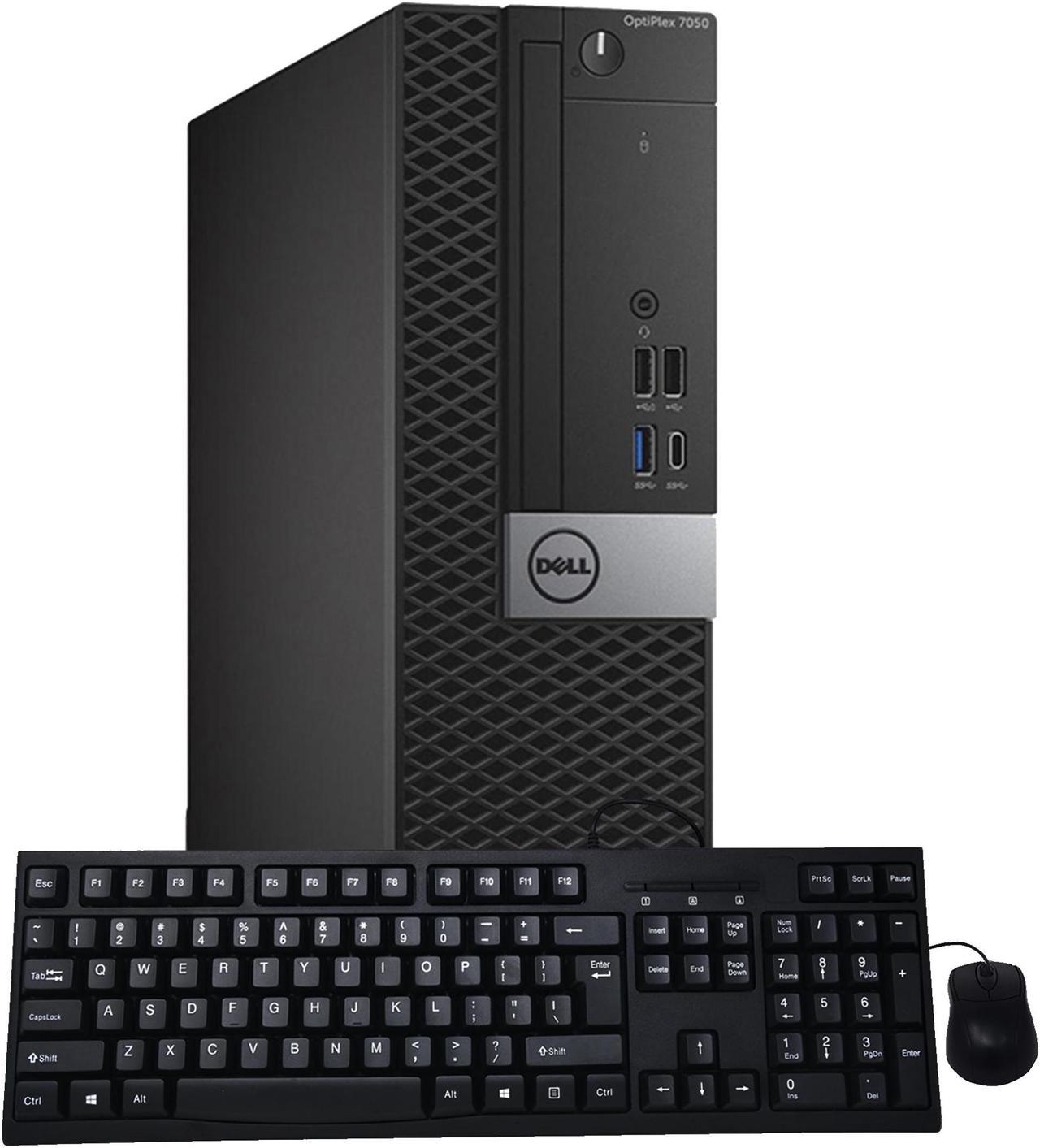 Dell Optiplex 7050 SFF Business Desktop PC Intel i5 6th Gen upto 3.60GHz 32GB DDR4 Memory 1TB New SSD WiFi BT HDMI Dual Monitor Support Windows 10 Pro