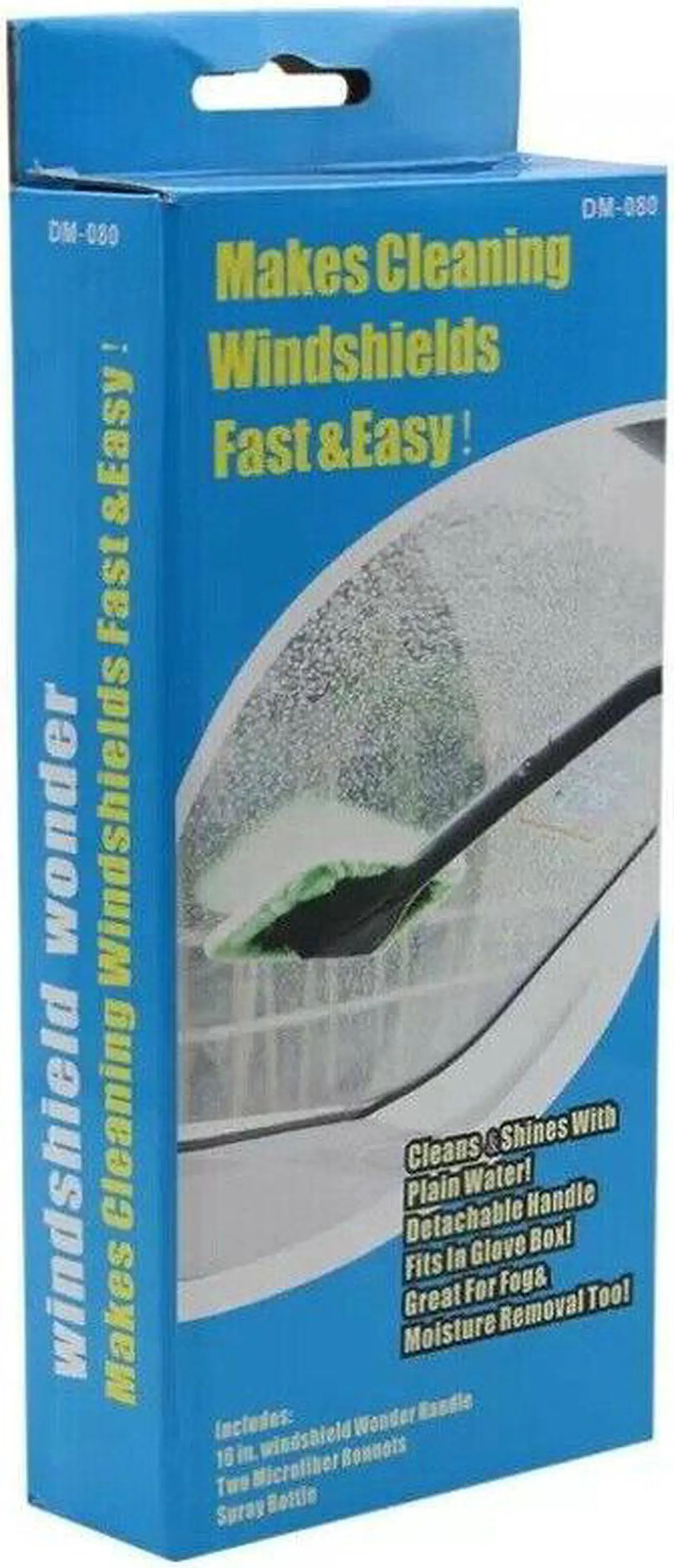 Alt view image 5 of 10 - Microfiber Windshield Clean Car Auto Wiper Cleaner Glass Window Tool Brush Kit