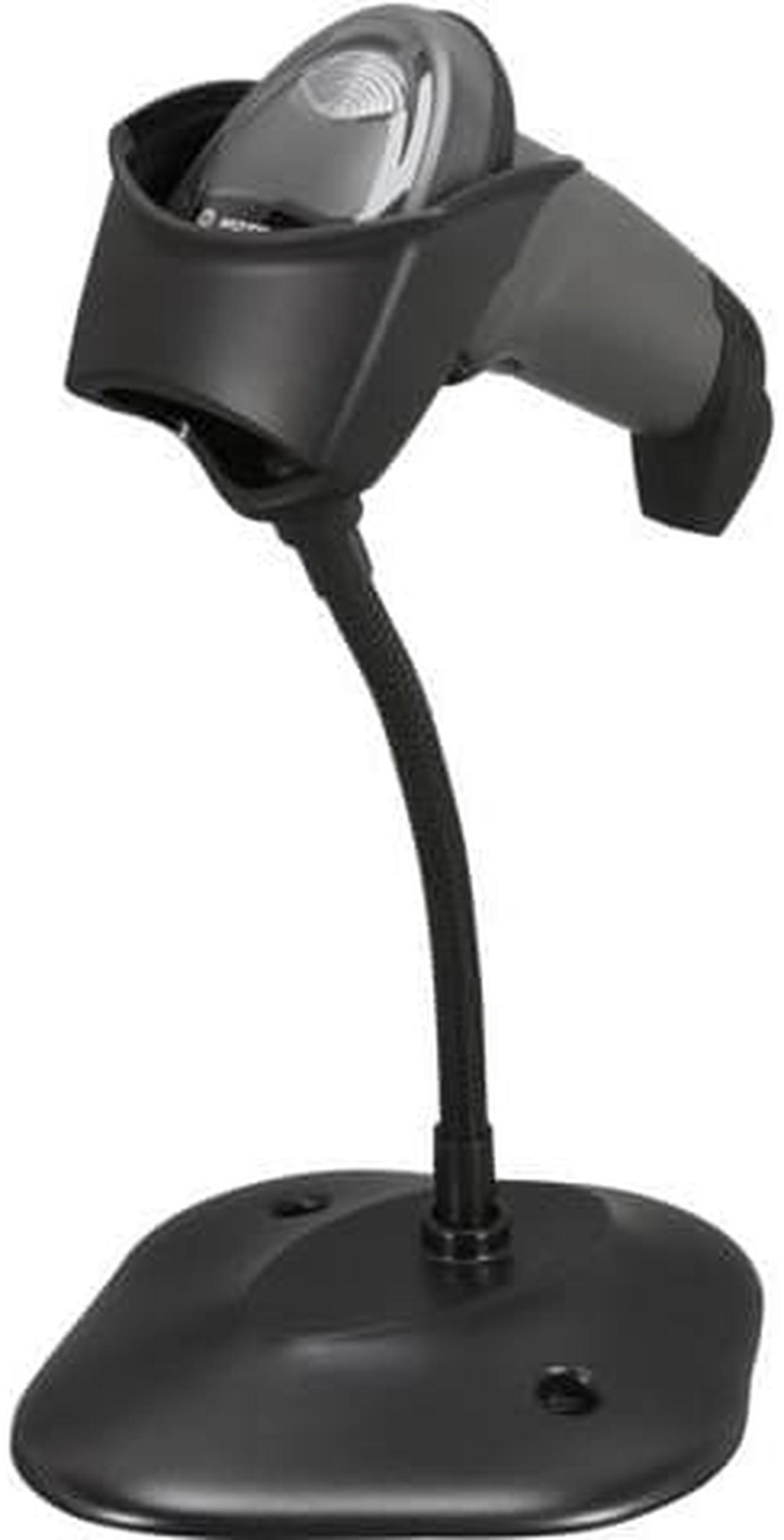 Zebra Symbol LI2208 Series 1D barcode scanner General Purpose Corded Linear Imager Barcode Scanner, USB Kit, Black - LI2208-SR With usb cable and stand