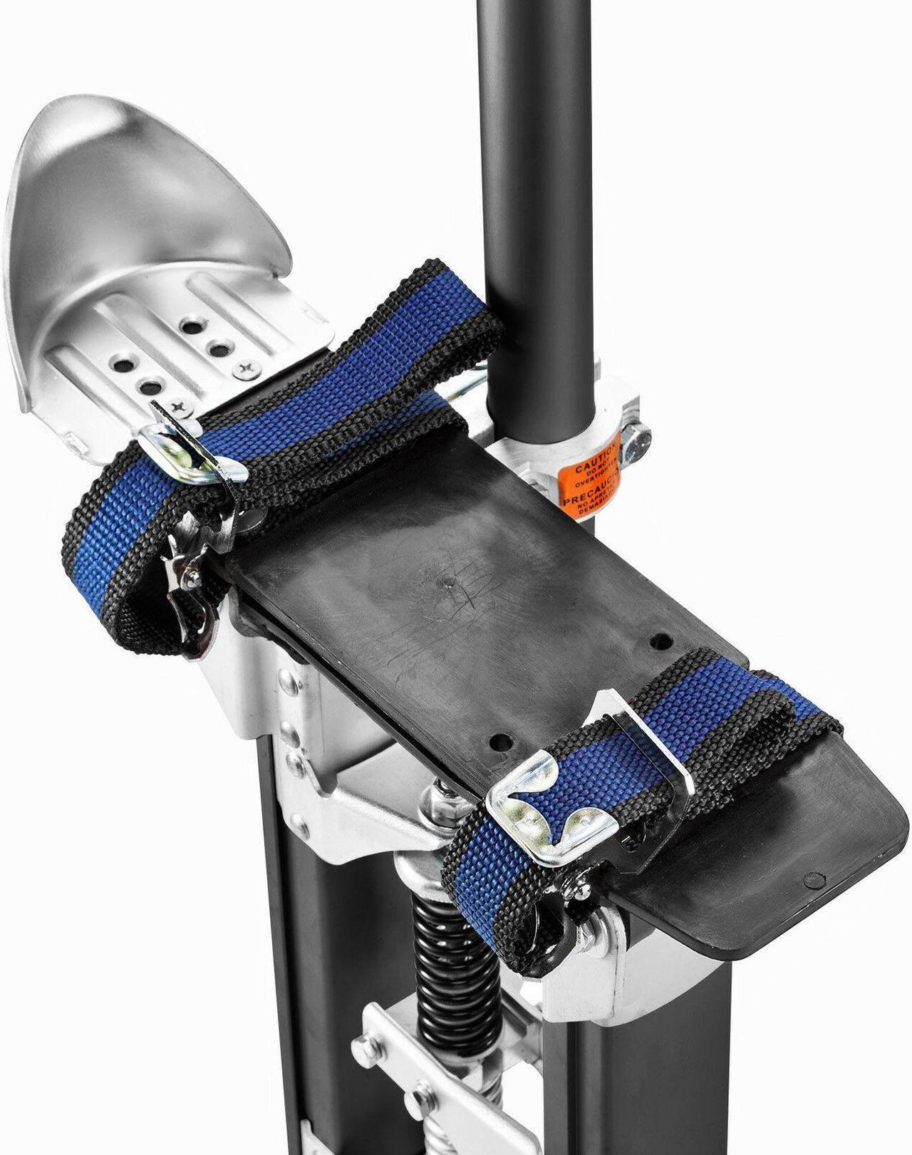 Alt view image 6 of 6 - Drywall Stilts Painters Walking Finishing Tools - Adjustable 18" - 30" Black