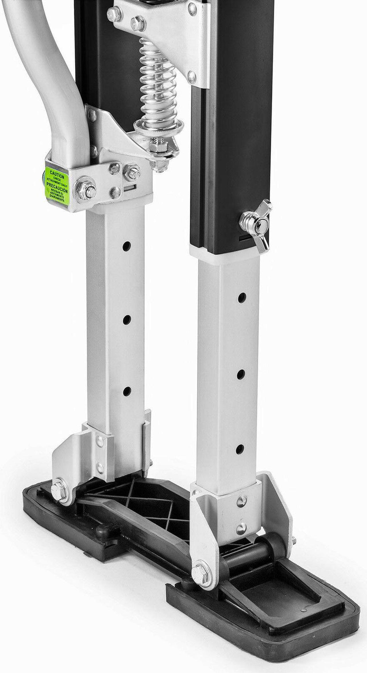 Alt view image 3 of 6 - Drywall Stilts Painters Walking Finishing Tools - Adjustable 18" - 30" Black