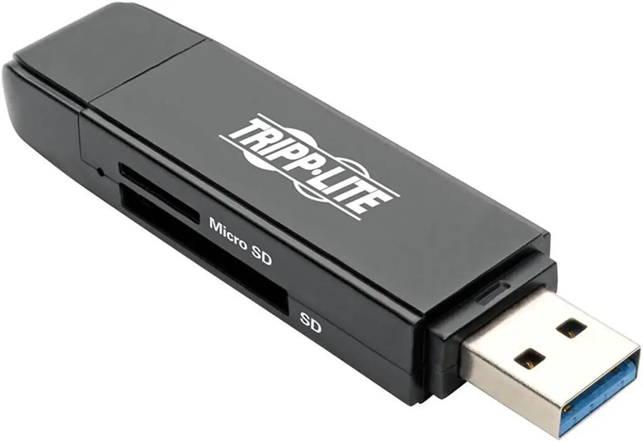 Main image of Tripp Lite USB C Memory Card Reader Adapter 2-in-1 USB-A / USB-C USB Type C, USB 3.1 Gen 1 (U452-000-SD-A)