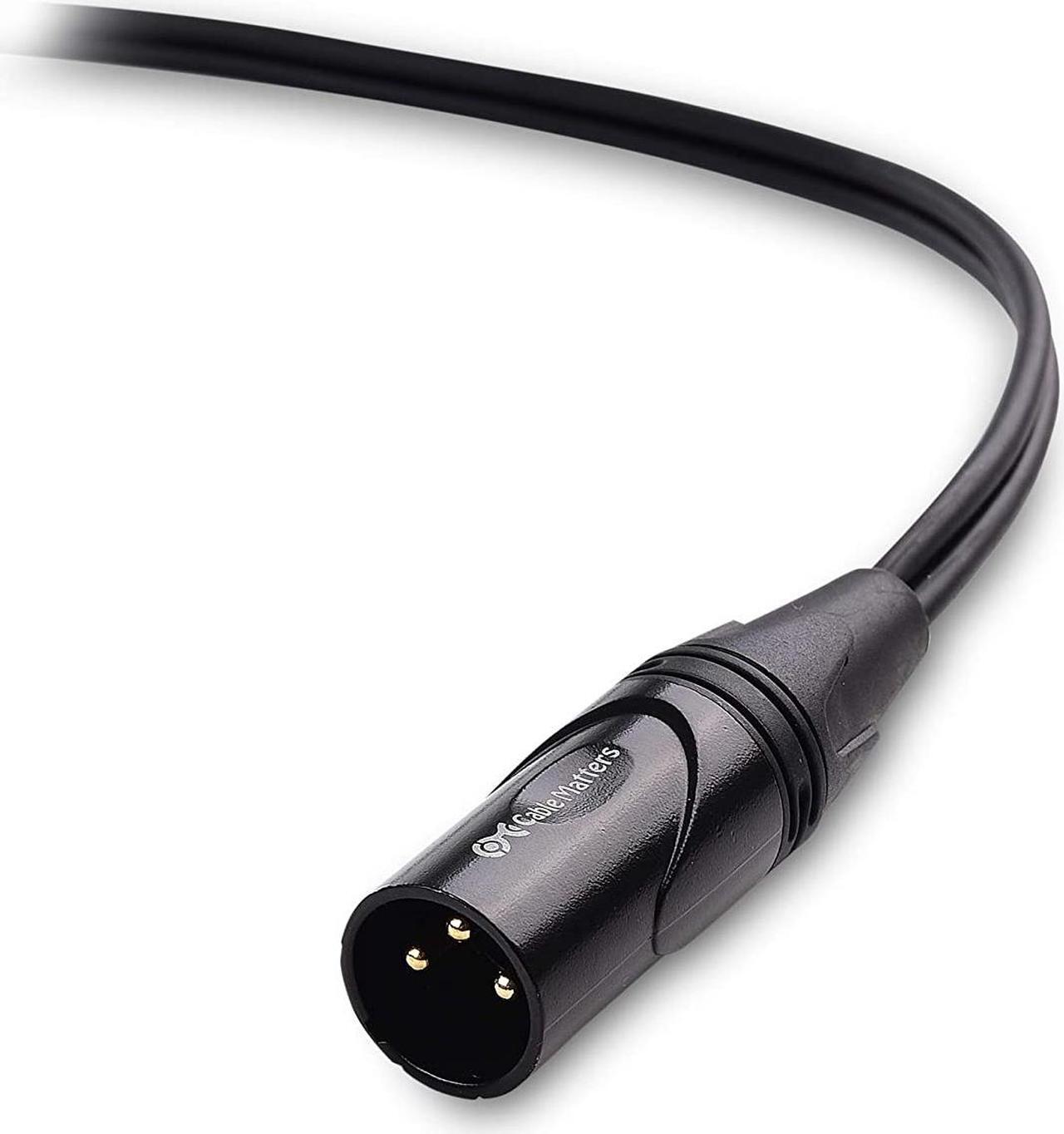 Alt view image 3 of 6 - Cable Matters XLR Splitter Cable, Male to 2 Female XLR Y Cable - 18 Inches