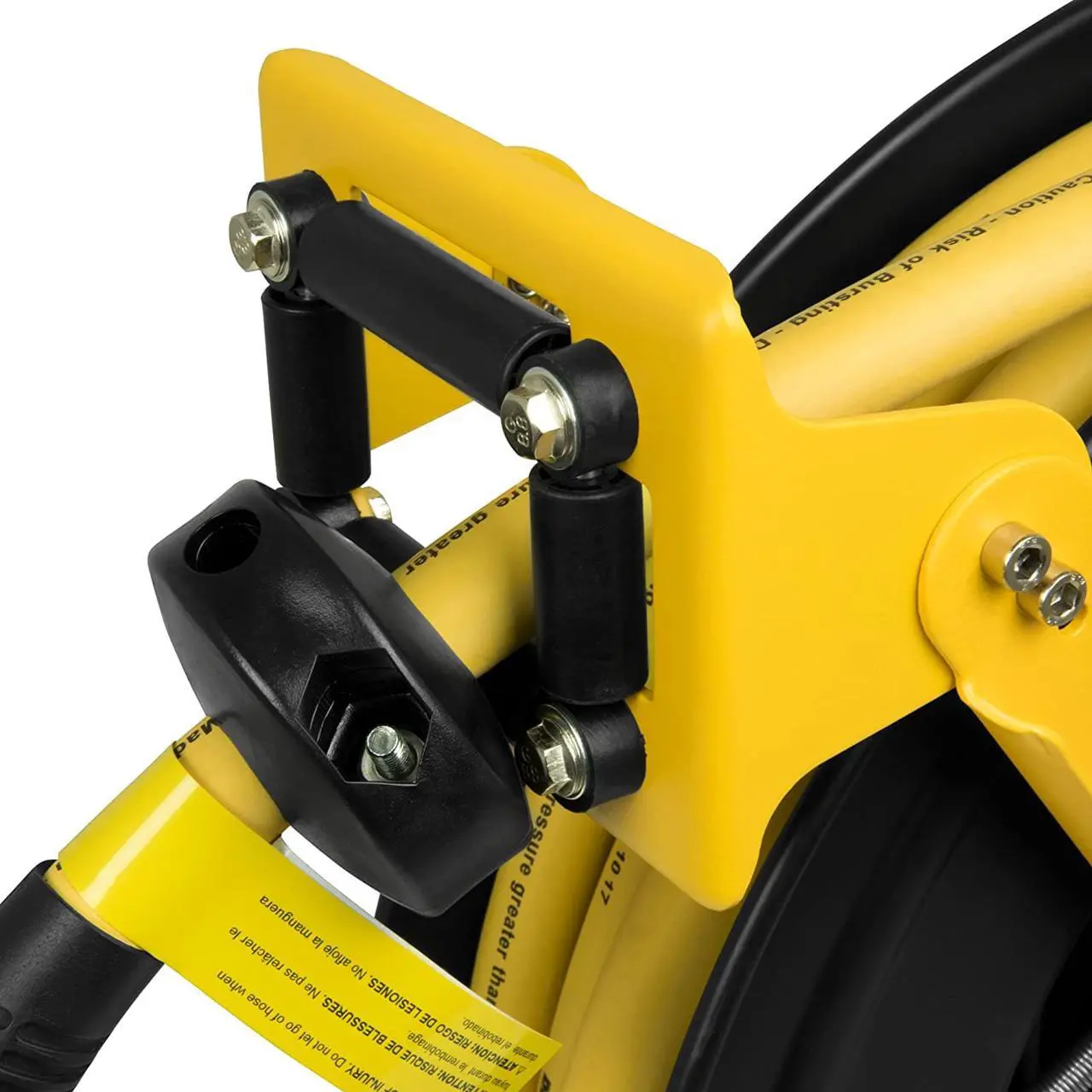 Alt view image 6 of 7 - DeWalt DXCM024-0344 Double Arm Hose Reel with 1/2” x 50’ Premium Rubber Hose