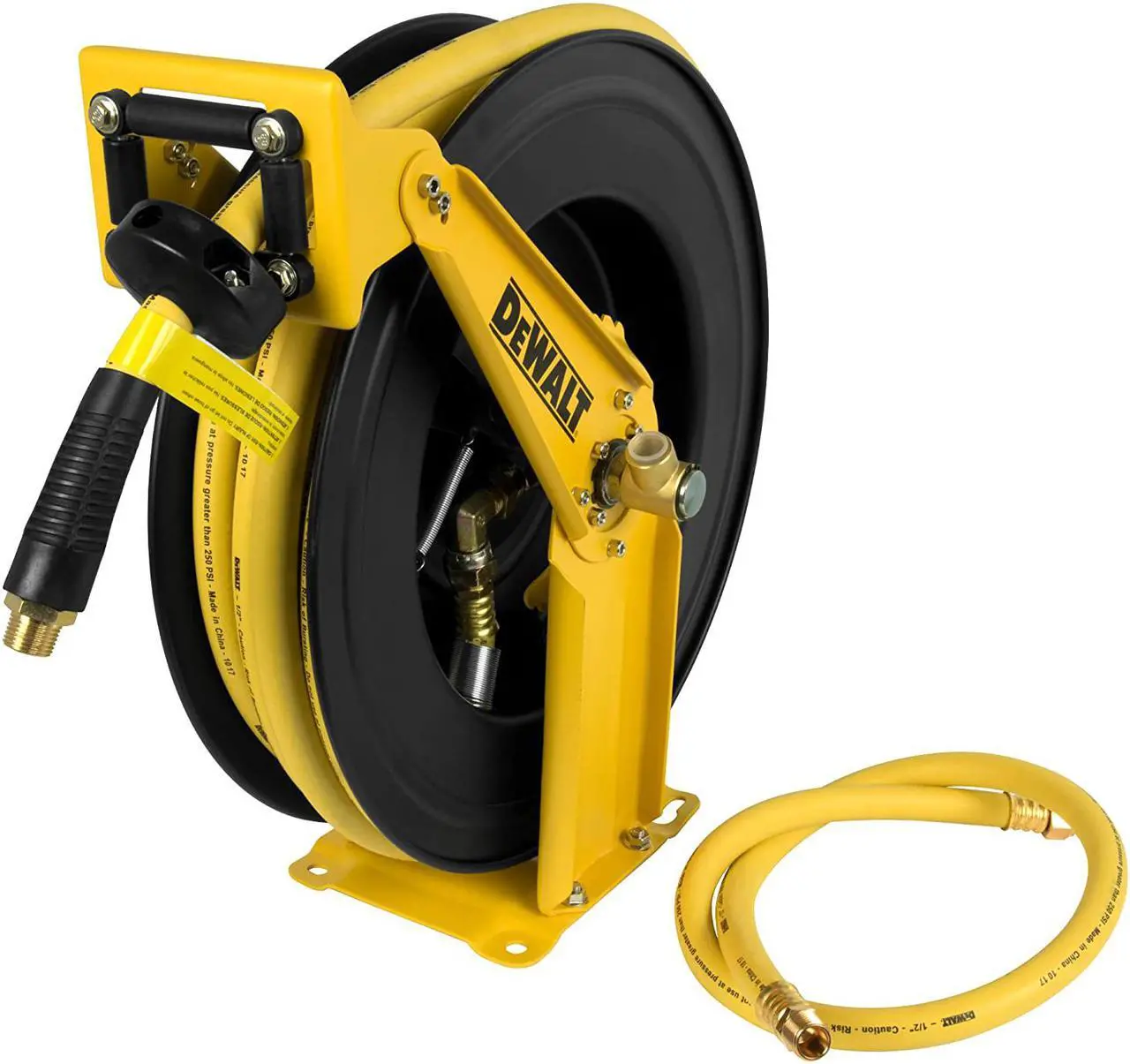 Main image of DeWalt DXCM024-0344 Double Arm Hose Reel with 1/2” x 50’ Premium Rubber Hose
