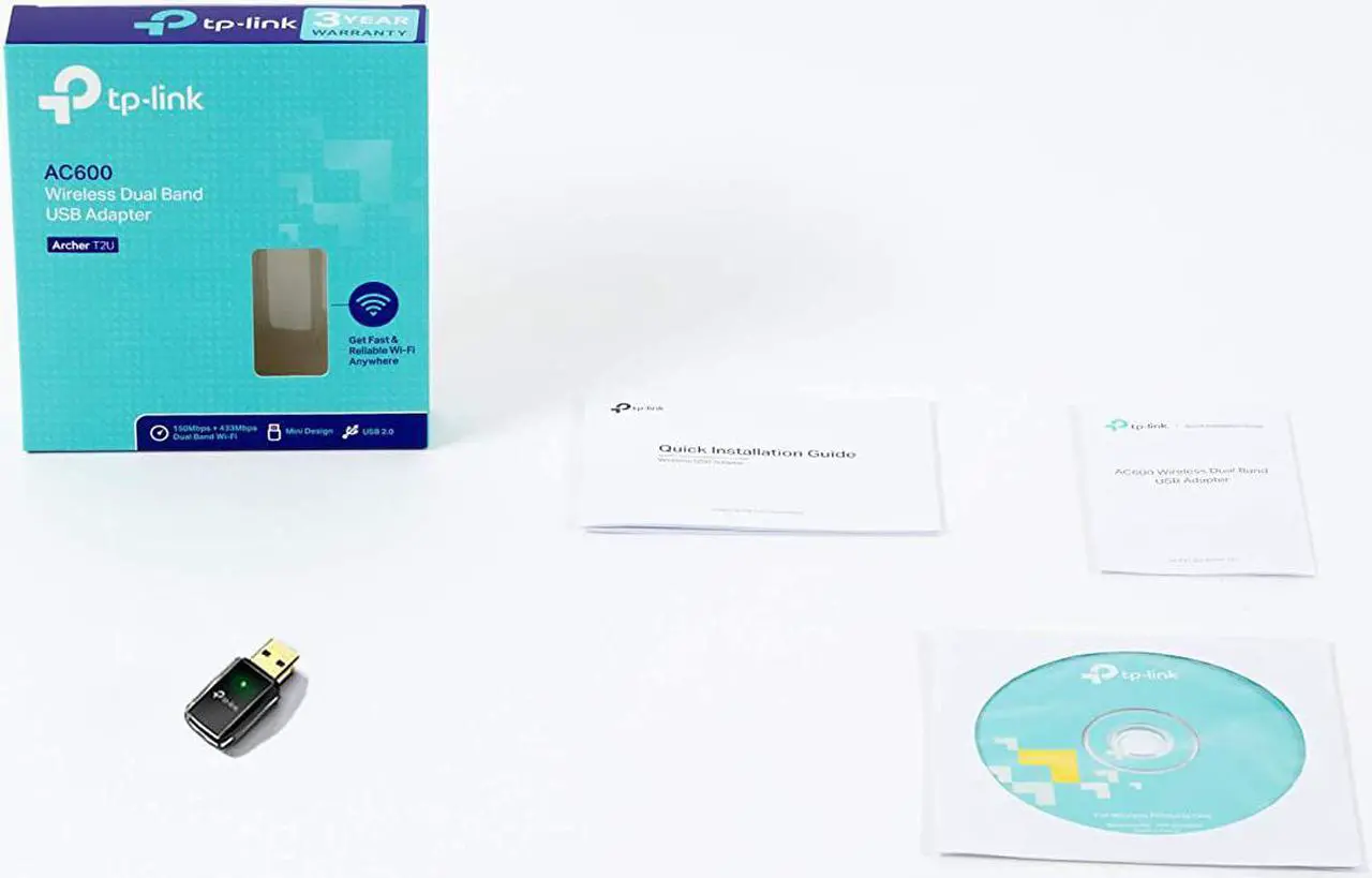 Alt view image 7 of 7 - TP-Link Archer T2U 11AC USB WiFi Adapter - Dual Band 2.4G/5G AC600 Wireless Network Card, WiFi Dongle, Mini size, Supports Windows (XP/7/8/8.1/10), Mac OS (10.7~10.14)