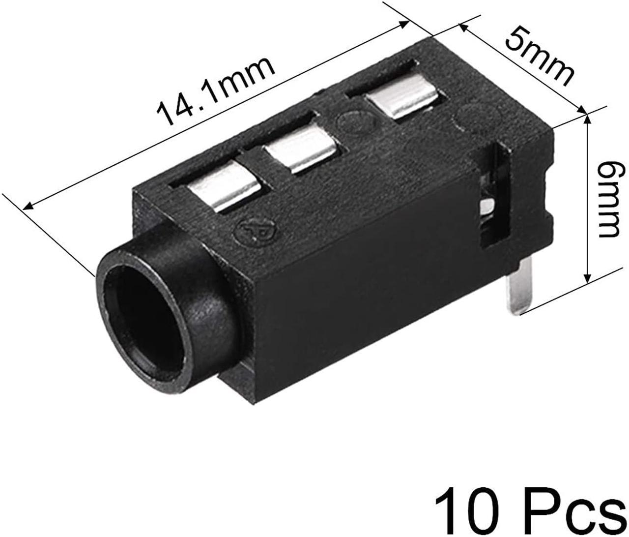 Alt view image 2 of 4 - uxcell 3.5 mm Audio Jack Connector PCB Mount Female Socket 4 Pin PJ-320A 10pcs