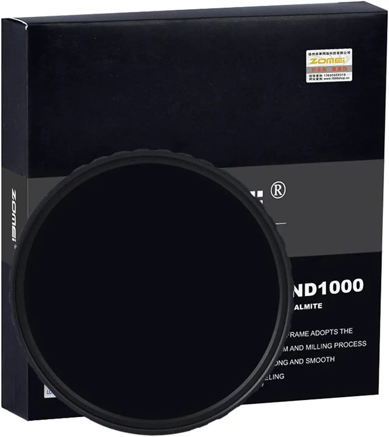 Zomei - Filtro ultra sottile HD 18 strati Schott Glass PRO Density Neutral Gray ND1000
