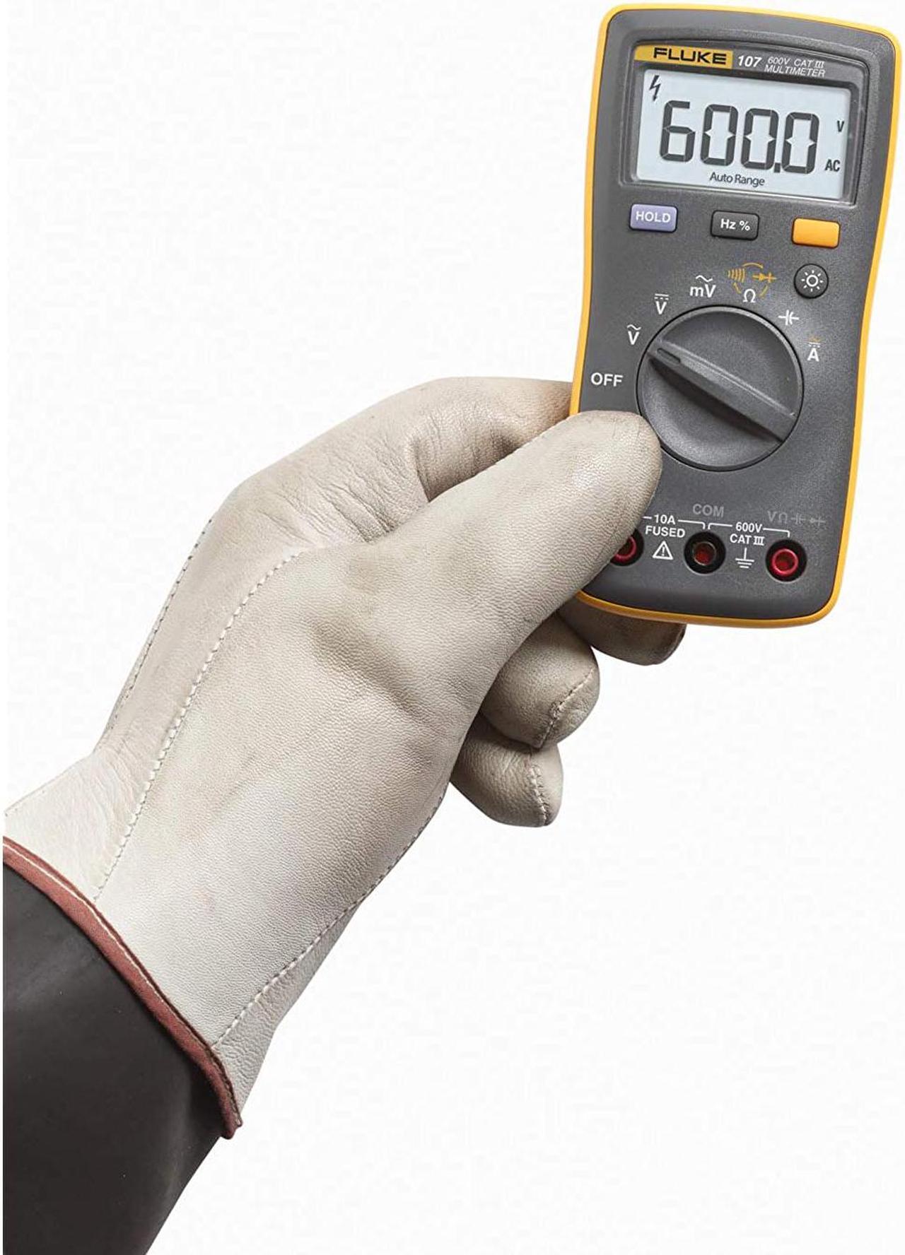 Alt view image 2 of 4 - Fluke 107 Ac/dc Current Handheld Digital Multimeter by Fluke, Gray
