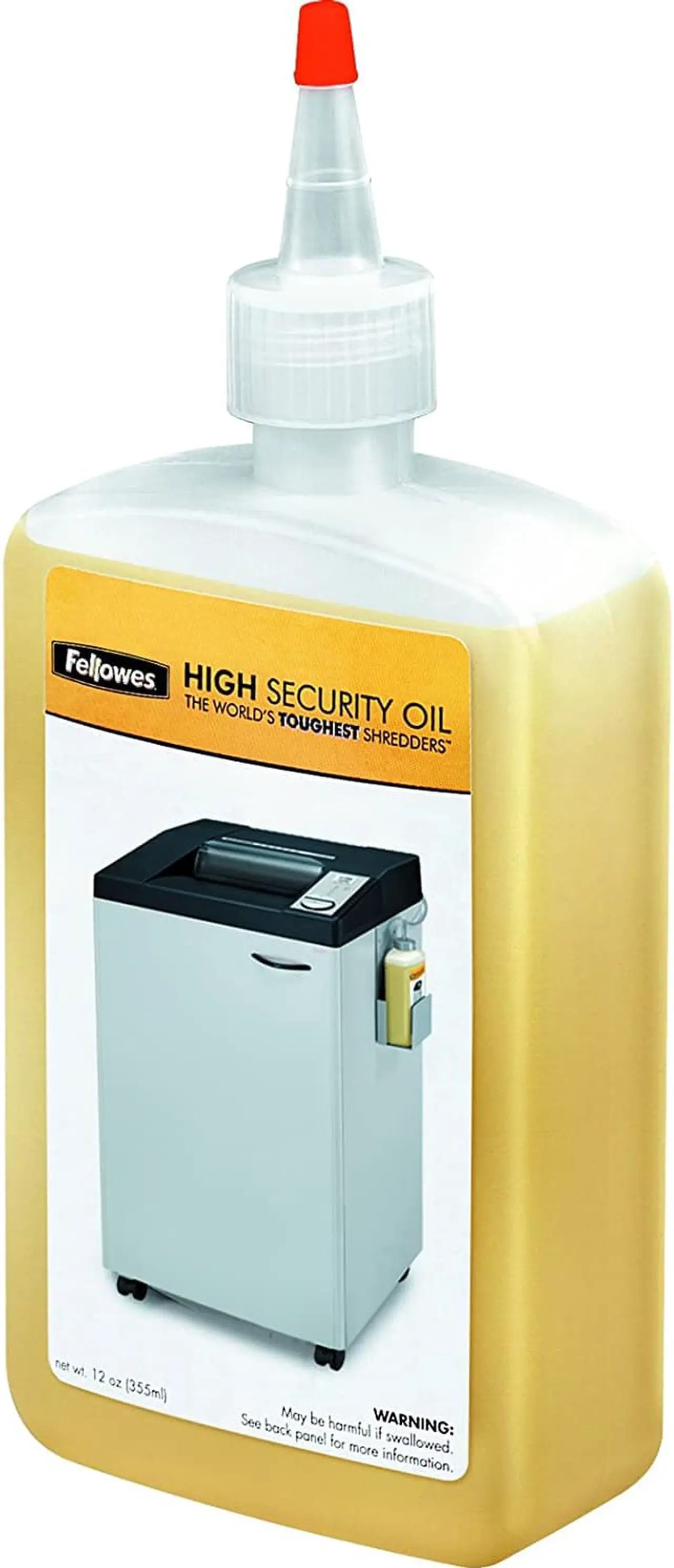 Alt view image 3 of 3 - Fellowes Powershred High Security Performance Oil, 12 Ounce (3505701)