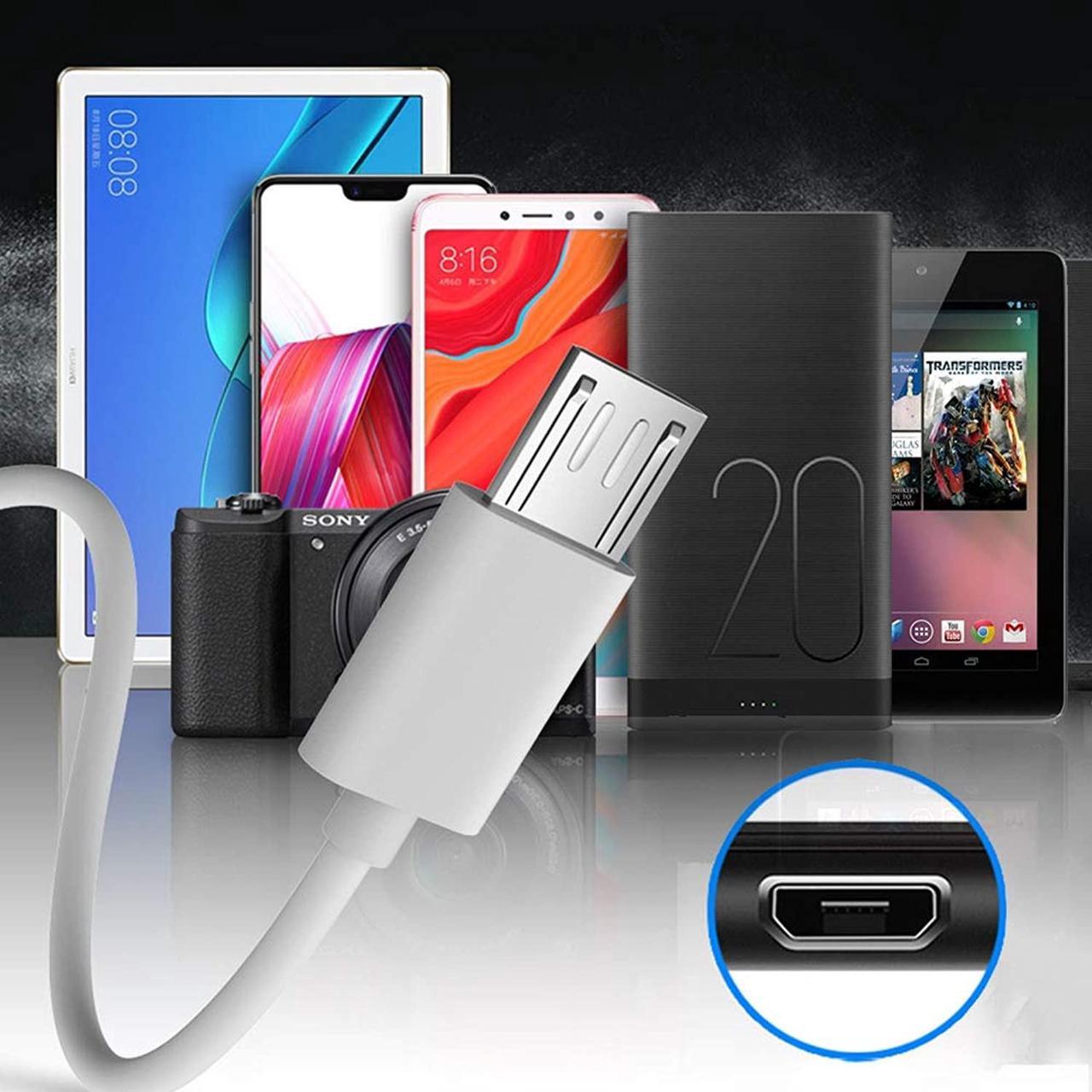 Alt view image 6 of 7 - Micro USB Cable 6ft Samsung Charger for Samsung Galaxy Tablet Tab E S2 Tab 3 4 10.1 9.7 8.0 7.0 Tab 10.1 Tab E 8.0 Tablet Note 4 Tab S 10.5 SM-T280 350 377 530 580 Tablet USB Charger Cable Cord