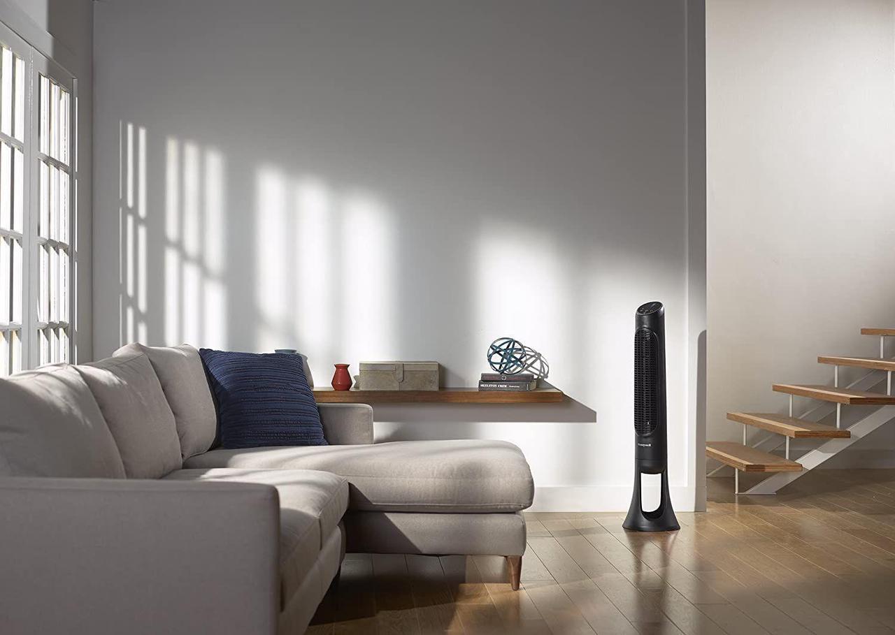 Alt view image 6 of 20 - Honeywell QuietSet 8-Speed Whole-Room Tower Fan 10W x 40H Black HYF290B