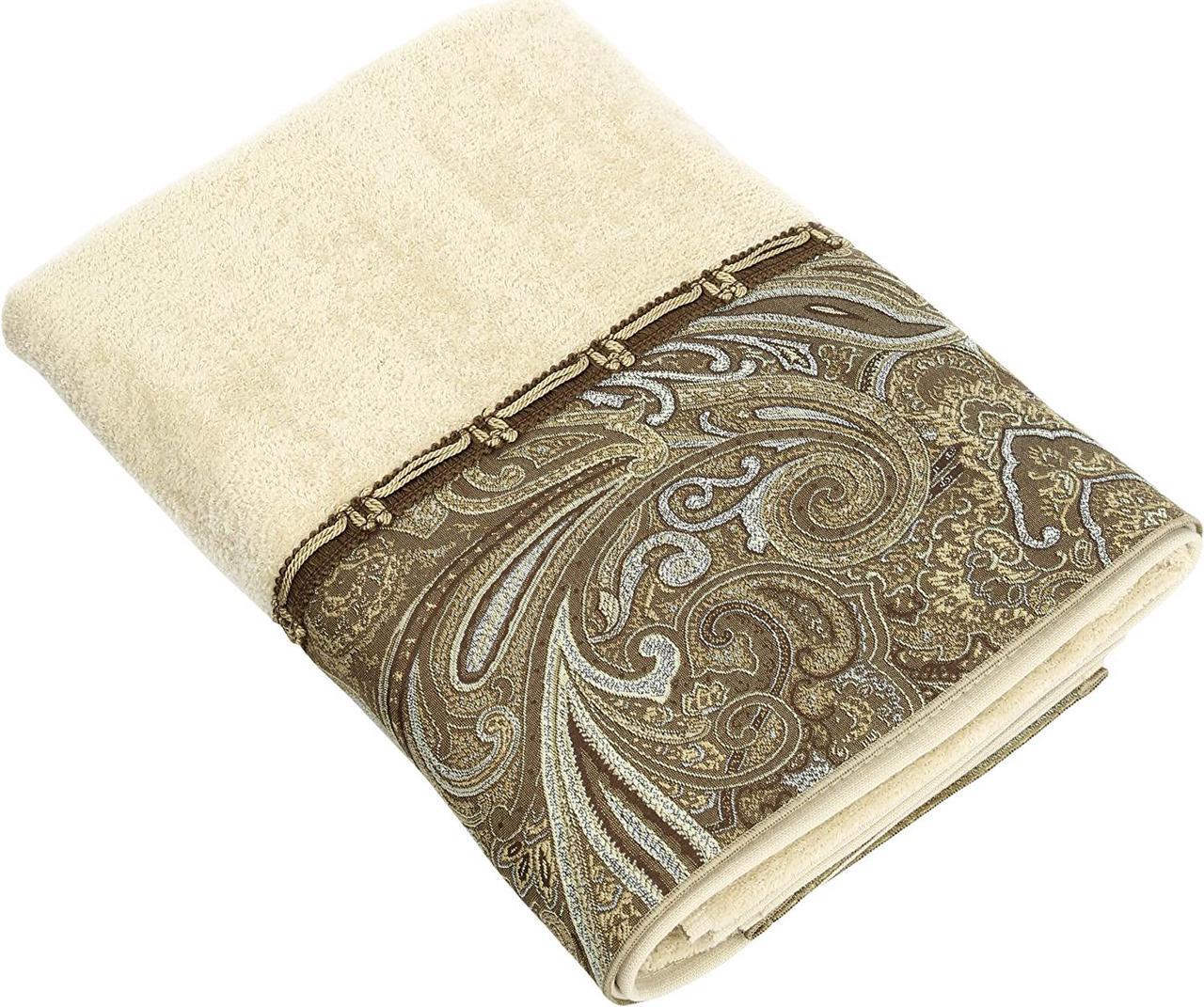 Main image of Avanti Linens Bradford 50 x 27 inch Ultra-soft and Absorbent Sheared Velvet Bath Towel, Biege