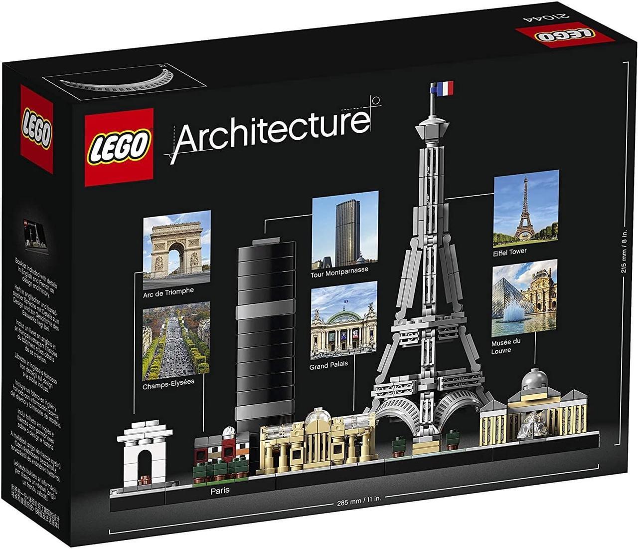 Alt view image 8 of 15 - LEGO Architecture Skyline Collection 21044 Paris Building Kit (694 Piece)