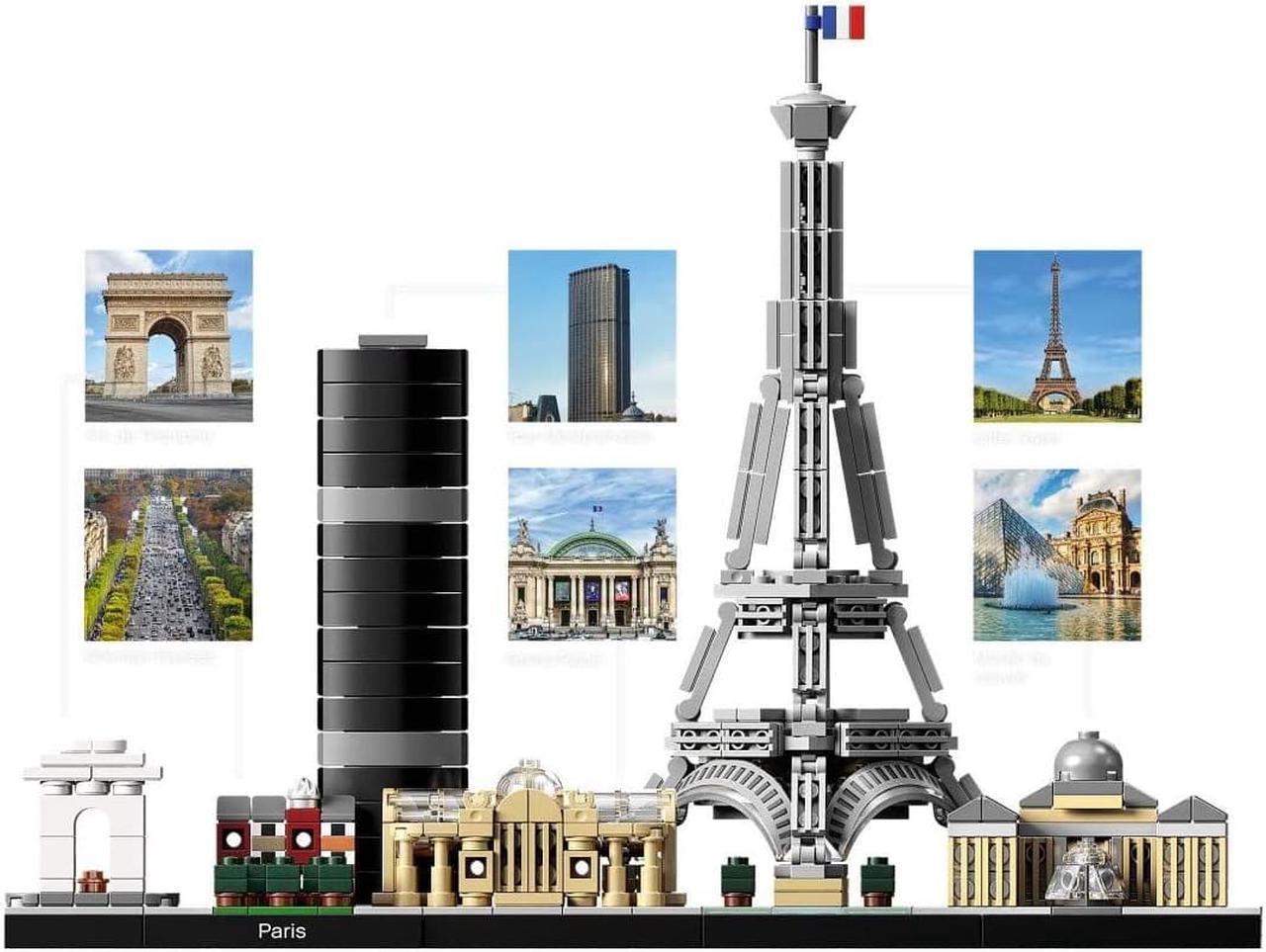 Alt view image 9 of 15 - LEGO Architecture Skyline Collection 21044 Paris Building Kit (694 Piece)