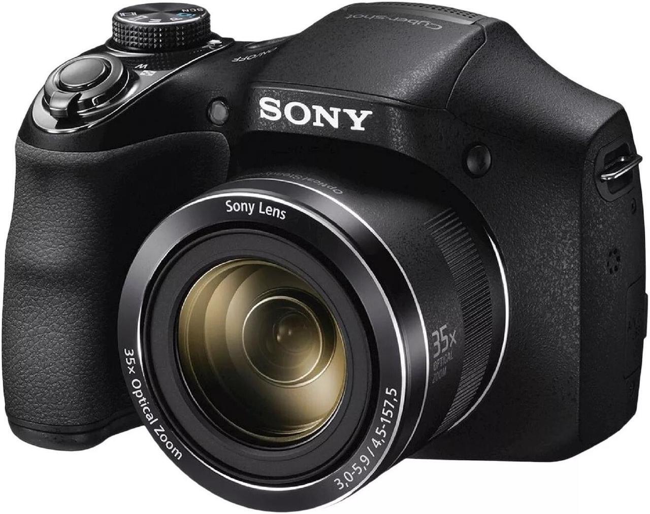 Main image of Sony Cyber-shot DSC-H300/B 20.1 Megapixels Digital Camera - 35x Optical/70x Digital Zoom - 3.0-inch LCD Display - 4.5-157.5 mm Lens - Black