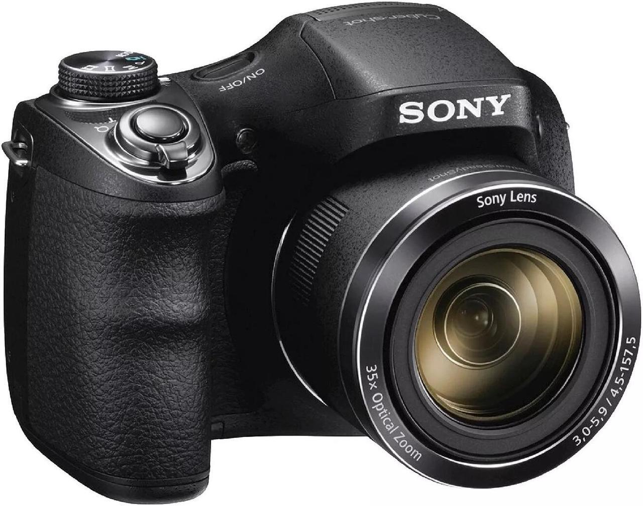 Alt view image 2 of 11 - Sony Cyber-shot DSC-H300/B 20.1 Megapixels Digital Camera - 35x Optical/70x Digital Zoom - 3.0-inch LCD Display - 4.5-157.5 mm Lens - Black