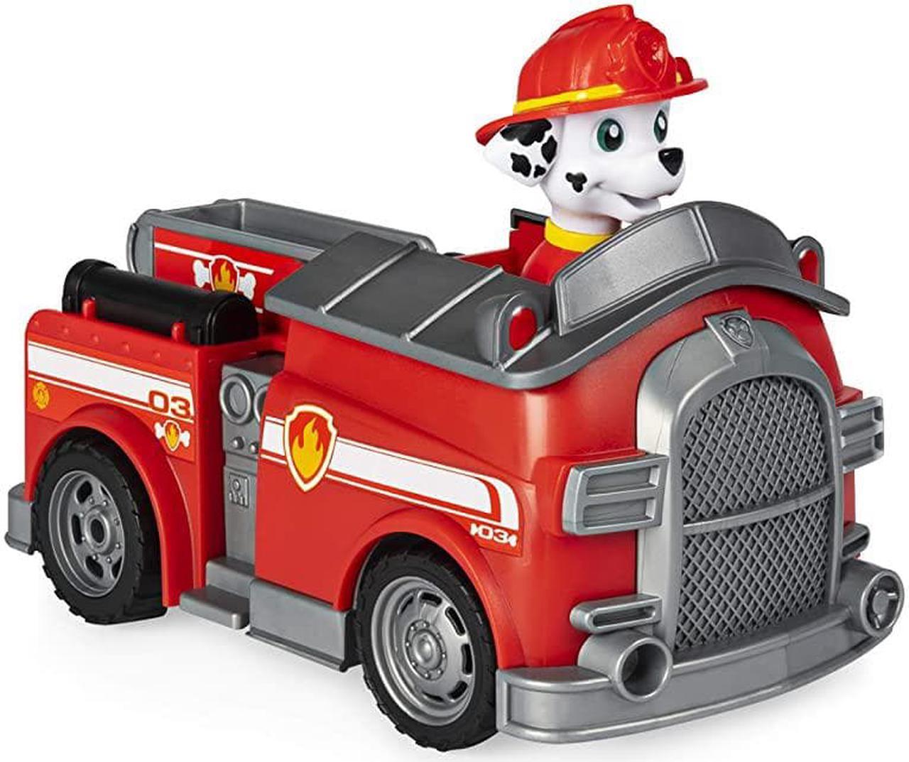 Alt view image 6 of 7 - Marshall Remote Control Fire Truck with 2 Way Steering for Kids Aged 3 and Up