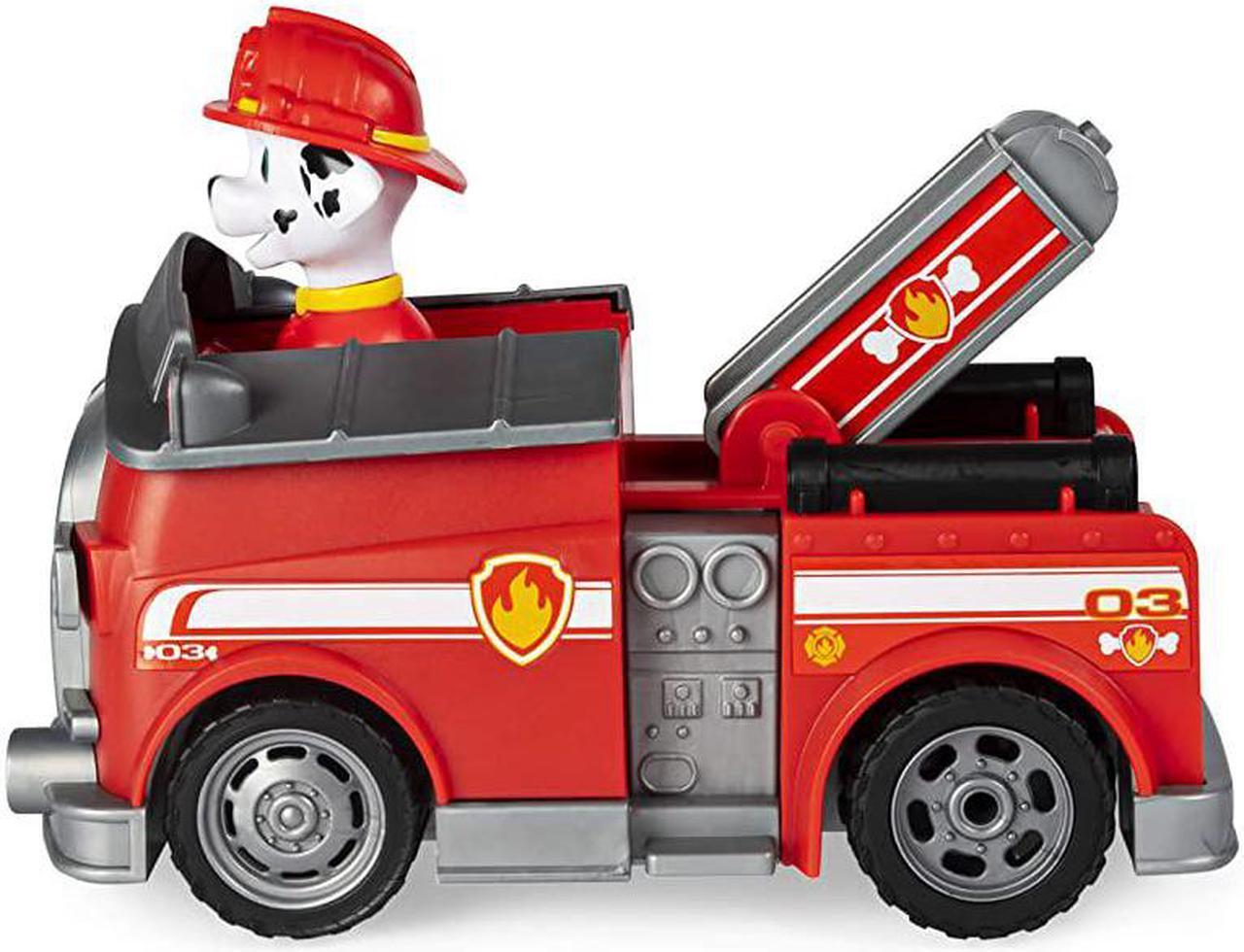 Alt view image 4 of 7 - Marshall Remote Control Fire Truck with 2 Way Steering for Kids Aged 3 and Up