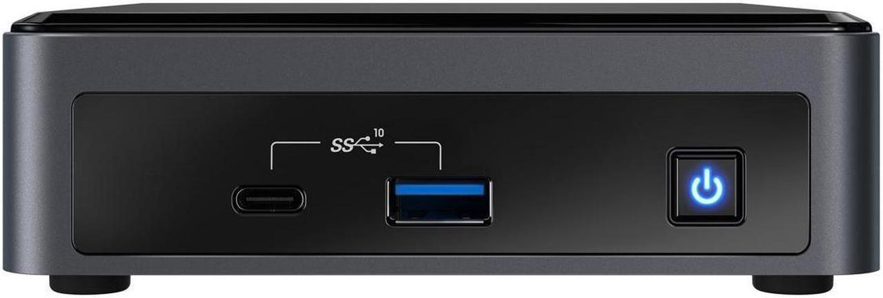 Alt view image 2 of 3 - Intel NUC 10 NUC10i7FNKN Home & Business Mini Desktop Black (Intel i7-10710U 6-Core, 8GB RAM, 128GB m.2 SATA SSD, Integrated Graphics, Wifi, Bluetooth, 1xHDMI, SD Card, Win 11 Home)