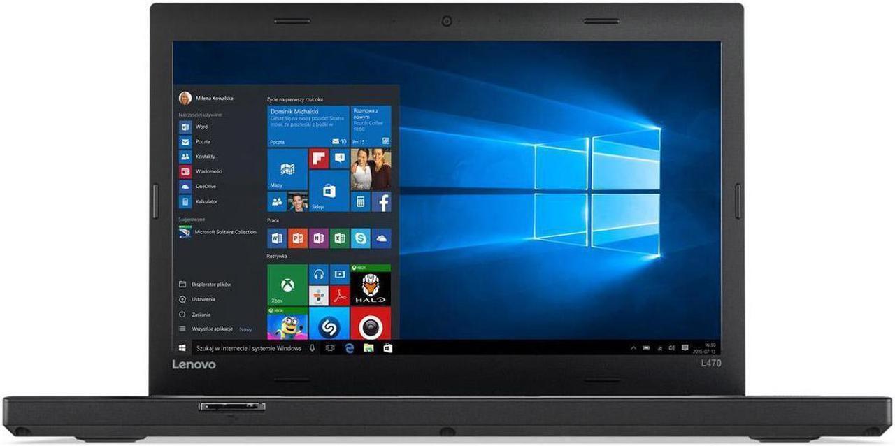 Alt view image 4 of 7 - Lenovo Thinkpad L470 W10Dg 14" Intel i5 2.40 GHz 8GB 256GB SSD Windows 10 Pro