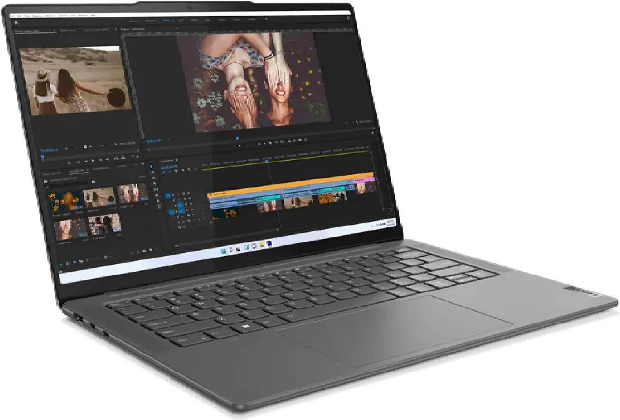 Alt view image 2 of 4 - Lenovo Slim Pro 7 14Aph8 14.5" Touch Laptop AMD Ryzen 7 7735HS GeForce RTX 3050 16GB RAM 512GB SSD W11H