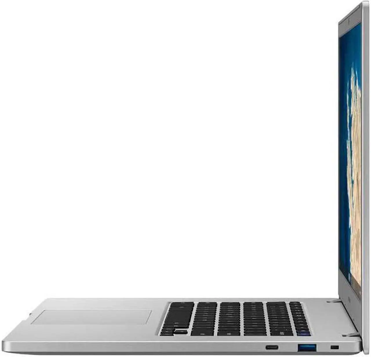 Alt view image 5 of 7 - Samsung Chromebook 4 + Chrome OS 15.6" Full HD Intel Celeron Processor N4000 4GB RAM 64Gb Emmc Gigabit Wi-Fi -XE350XBA-K02US - Silver