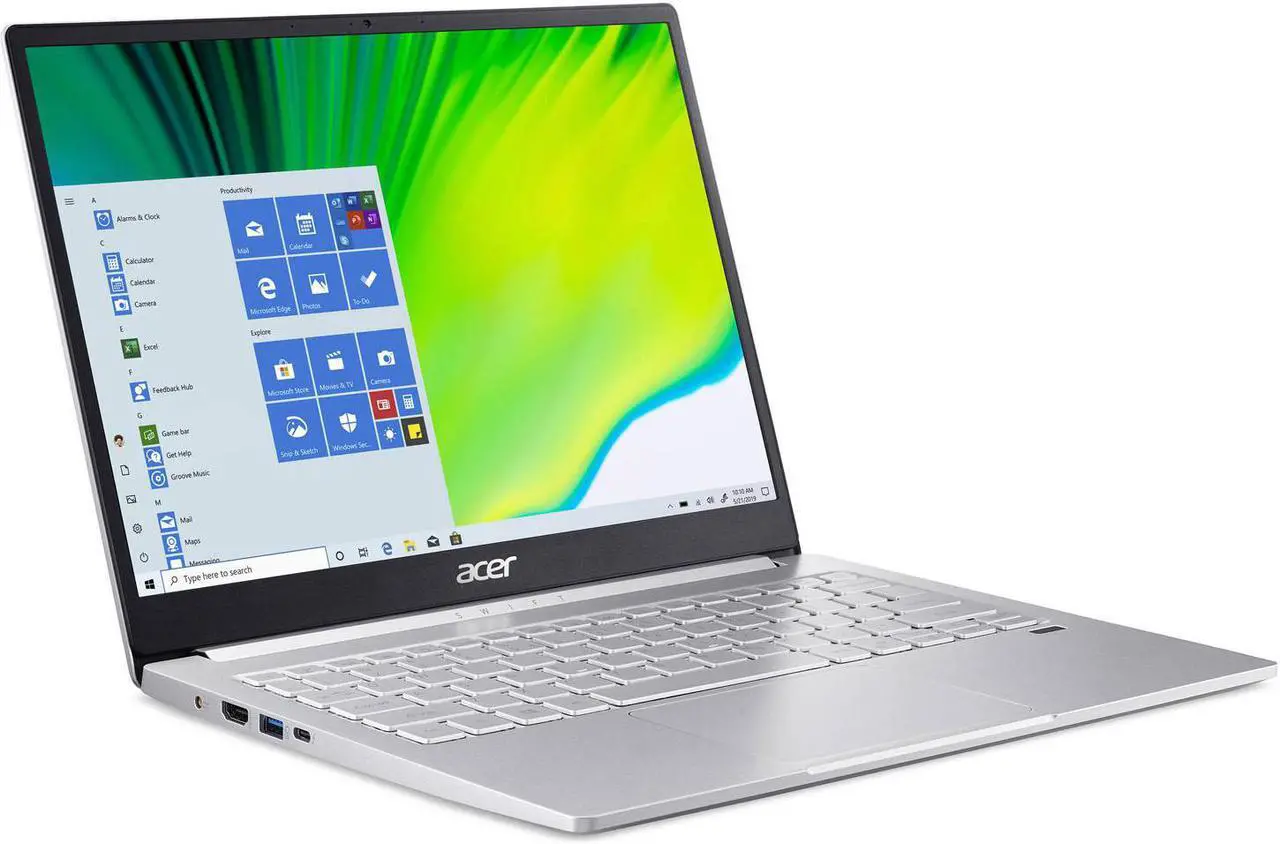 Alt view image 2 of 4 - Acer Swift 3 - 14" Laptop Intel Core i7-1165G7 2.8GHz 8GB RAM 512GB SSD W10H (NX.ABNAA.003 - SF314-511-7412)
