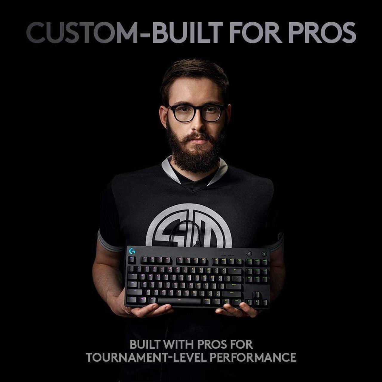 Alt view image 2 of 7 - G PRO Mechanical Gaming Keyboard, Ultra Portable Tenkeyless Design, Detachable Micro USB Cable, 16.8 Million Color LIGHTSYNC RGB Backlit Keys