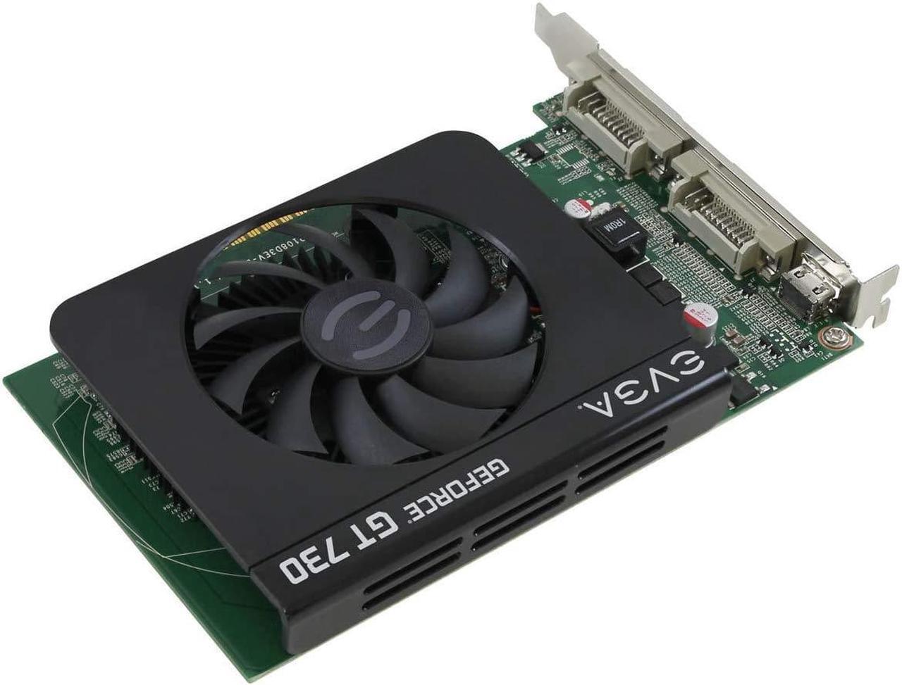 Alt view image 5 of 7 - EVGA GeForce GT 730 1GB DDR3 128bit Dual DVI mHDMI Graphics Card 01G-P3-2731-KR