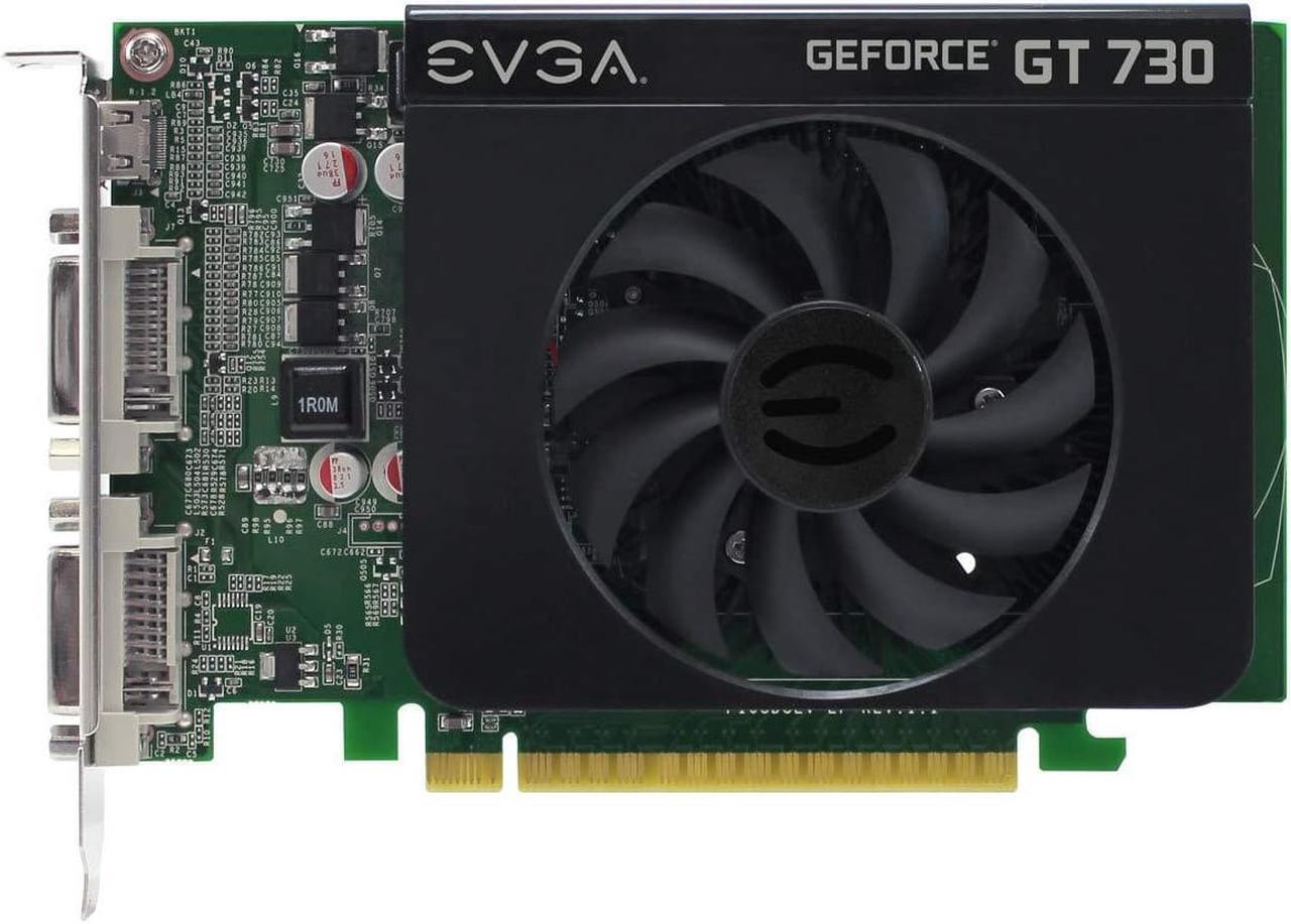 Alt view image 6 of 7 - EVGA GeForce GT 730 1GB DDR3 128bit Dual DVI mHDMI Graphics Card 01G-P3-2731-KR