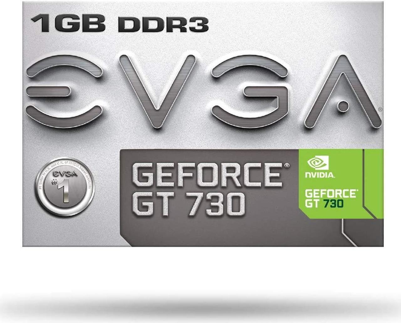 Alt view image 7 of 7 - EVGA GeForce GT 730 1GB DDR3 128bit Dual DVI mHDMI Graphics Card 01G-P3-2731-KR