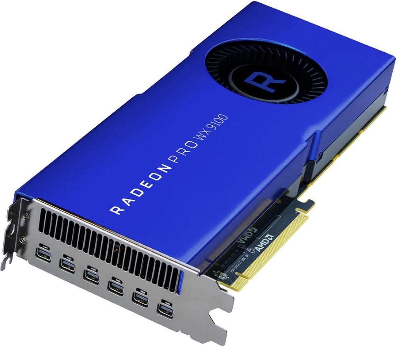 Alt view image 5 of 5 - Dell Radeon Pro WX 9100 16GB 6 mDP Video Card for Precision Workstations (Customer KIT)