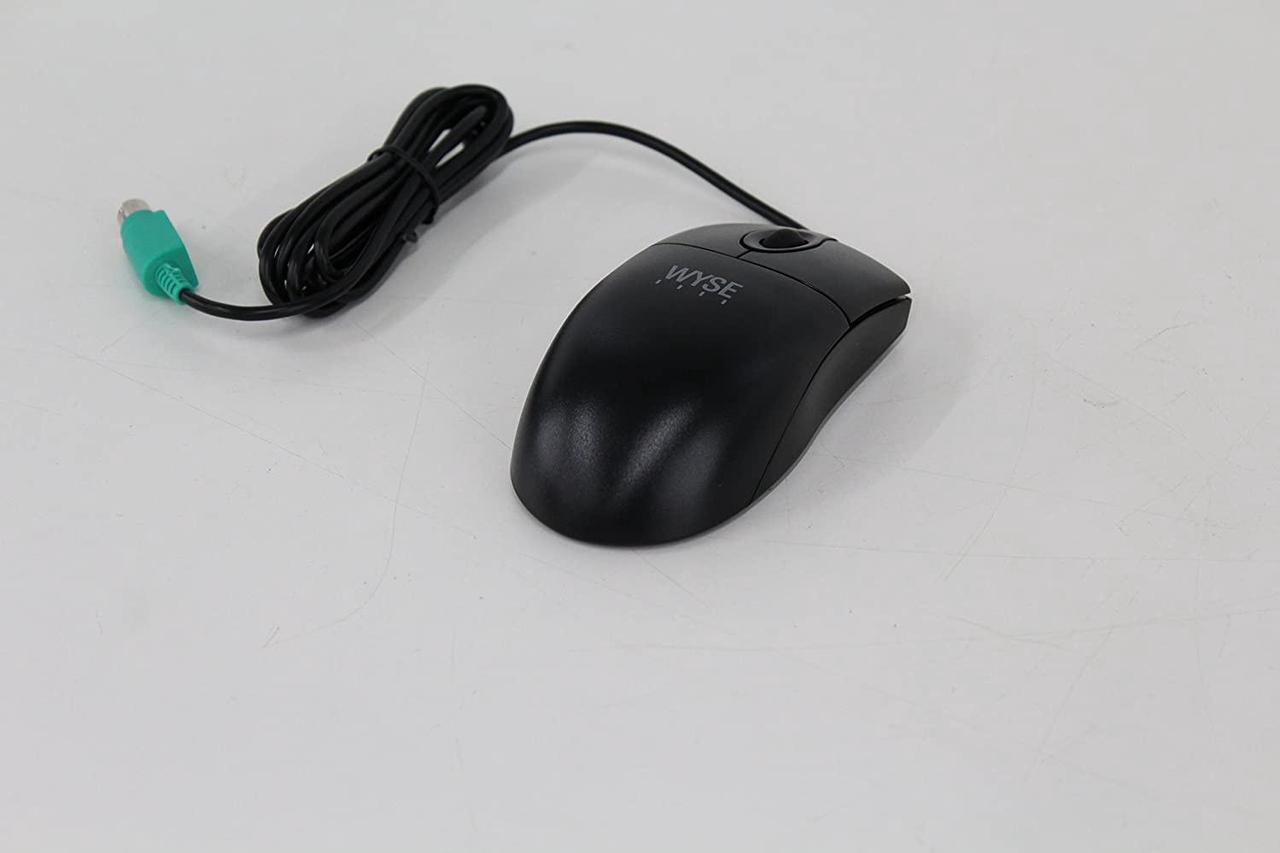 Main image of Wyse MO42KOP PS/2 Black Scroll Optical Mouse 770510-21L