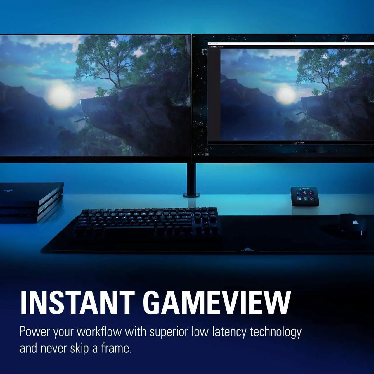 Alt view image 5 of 7 - Internal Capture Card, Elgato 4K60 Pro MK.2, Stream and Record 4K60 HDR10 with ultra-low latency on PS5, PS4 Pro, Xbox Series X/S, Xbox One X, in OBS, Twitch, YouTube, for PC