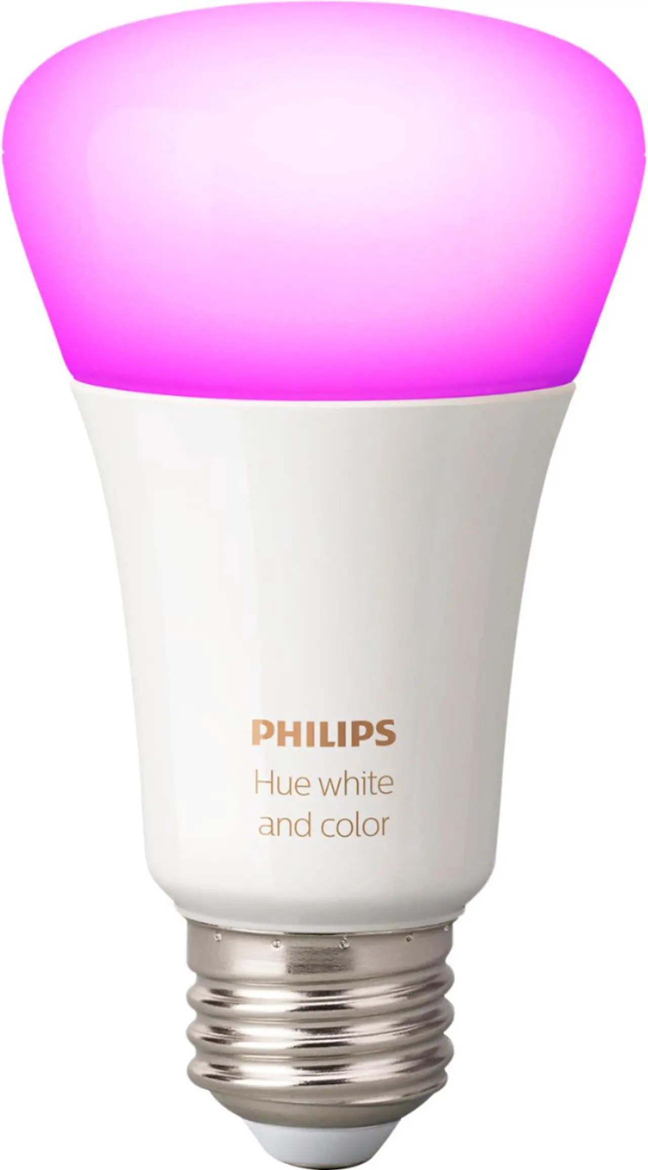 Alt view image 2 of 5 - Philips Hue White and Color Ambiance 2-Pack A19 LED Smart Bulb
