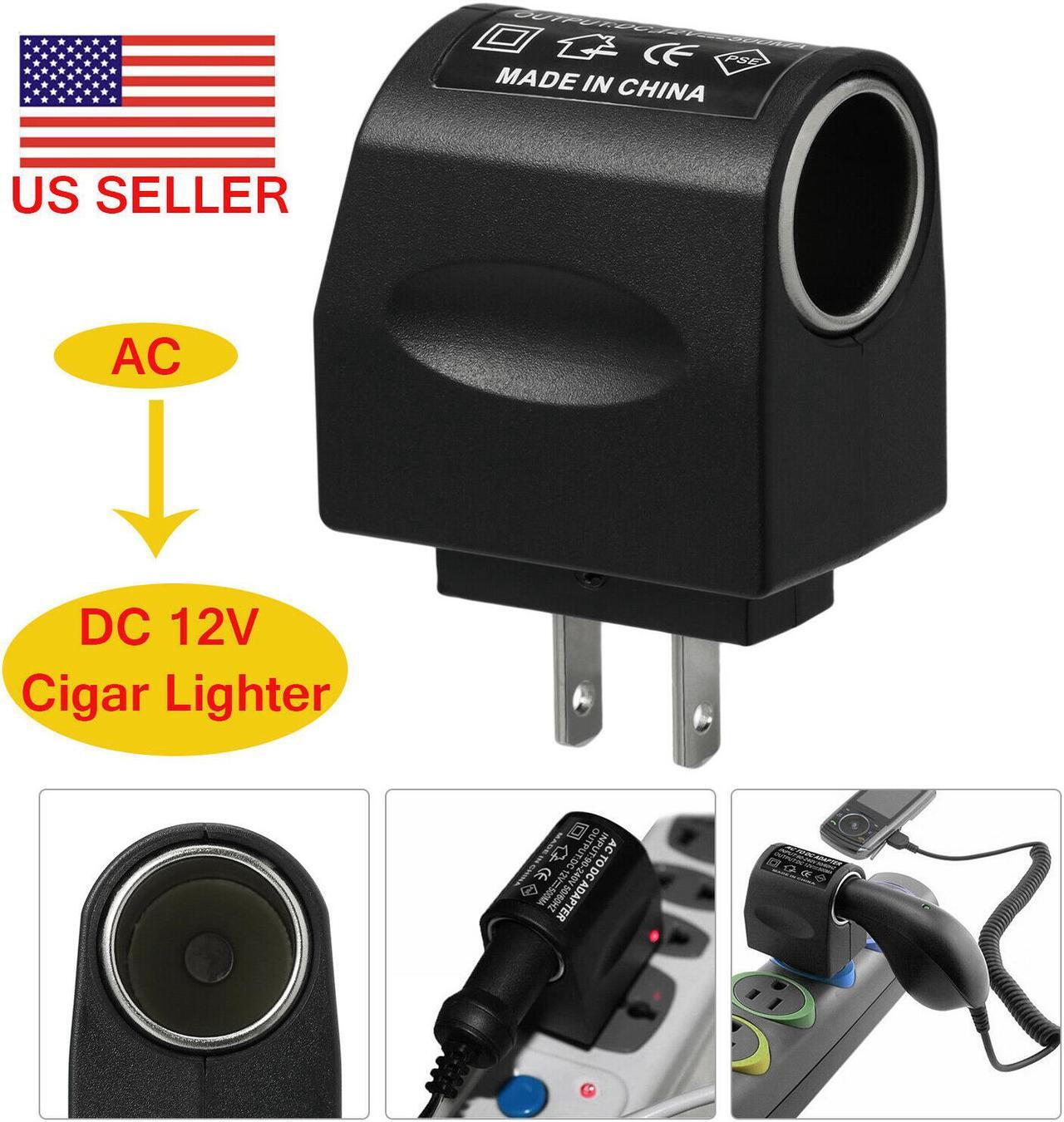 Main image of 110V-240V AC Wall Power To 12V DC Car Cigarette Lighter Converter Socket Adapter