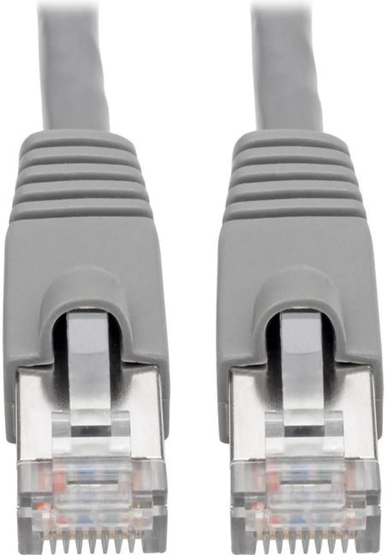 Alt view image 7 of 20 - Tripp Lite N262-010-GY Cat6A 10G-Certified Snagless Shielded Stp Network Patch Cable (Rj45 M/M) , Poe, Gray, 10 Ft. - Patch Cable (Dte) - Rj-45 (M) To Rj-45 (M) - 10 Ft - Stp - Cat 6A - Ieee 802.3Af