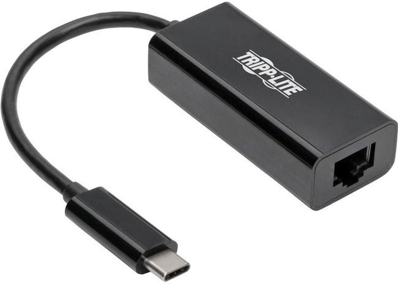 Tripp Lite USB-C to Gigabit Network Adapter with Thunderbolt 3 Compatibility - Black