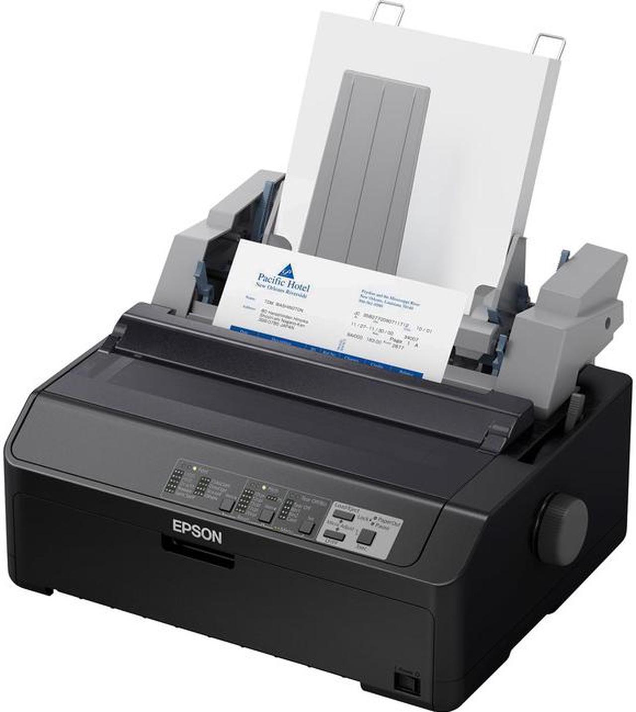 Epson C11CF39202 LQ-590II NT 24-pin Dot Matrix Printer - Monochrome - 584 cps Mono - USB - Parallel - Serial - Fast Ethernet