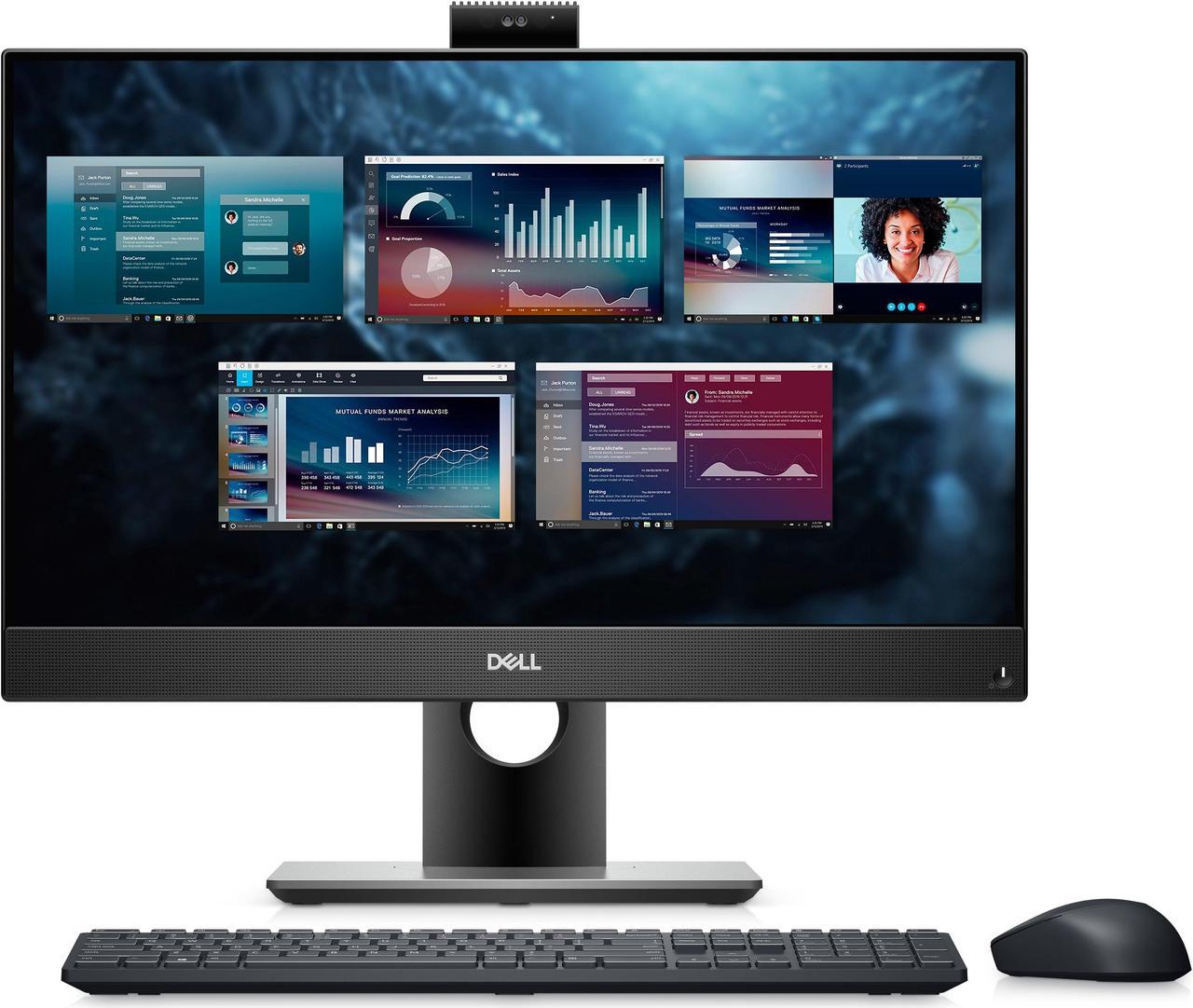 Dell Optiplex 5490 AIO | 23.8" 1920x1080 FHD | Core i3 - 10105T - 128GB SSD Hard Drive - 8GB RAM | 4 cores @ 3.9 GHz Win 10 Pro Black