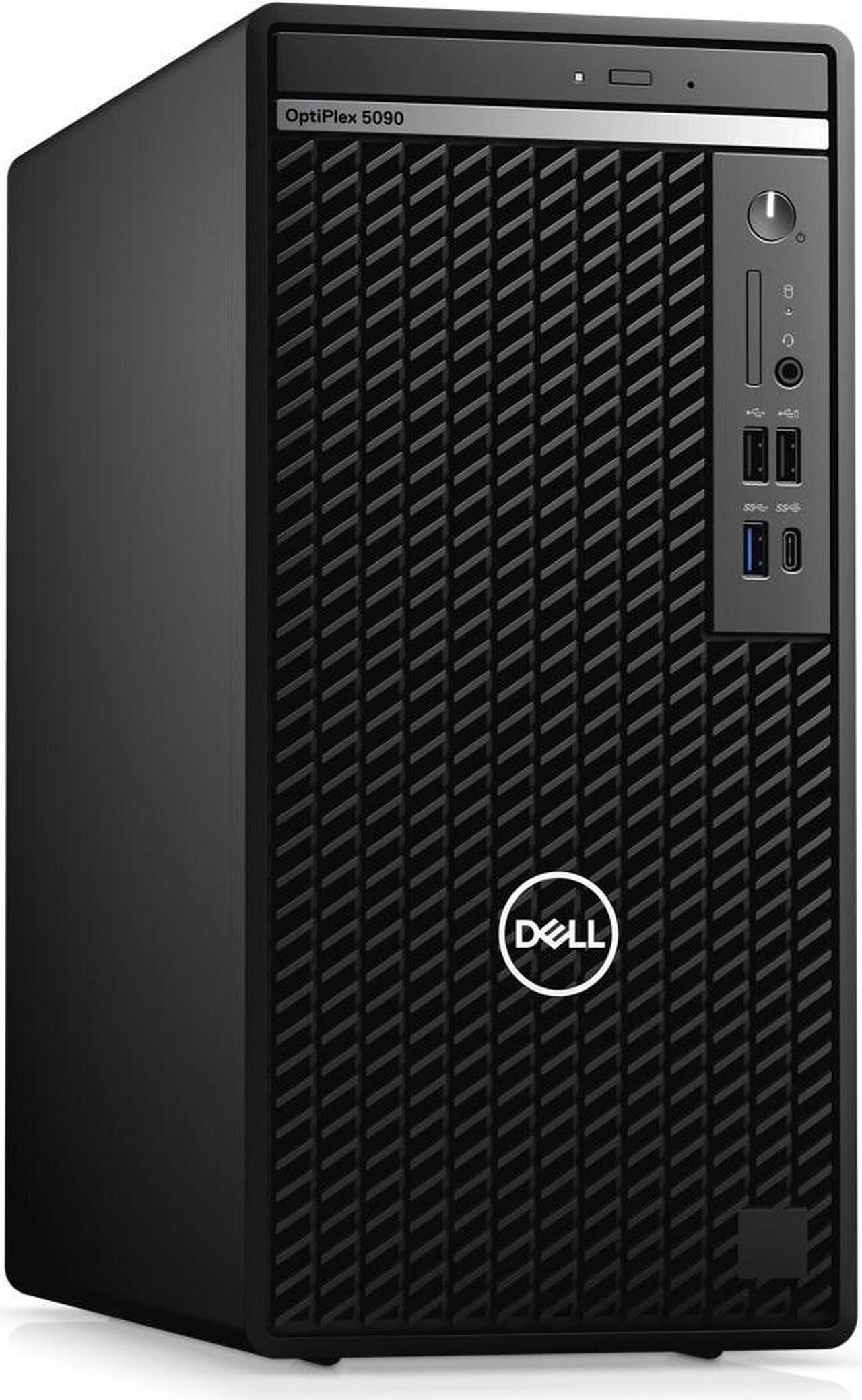 Dell Optiplex 5090 MT Mini Tower Desktop | Core i7-10700 - 512GB SSD Hard Drive - 16GB RAM - AMD RADEON RX 640 | 8 cores @ 4.8 GHz - 4GB GDDR5 Win 11 Pro Silver