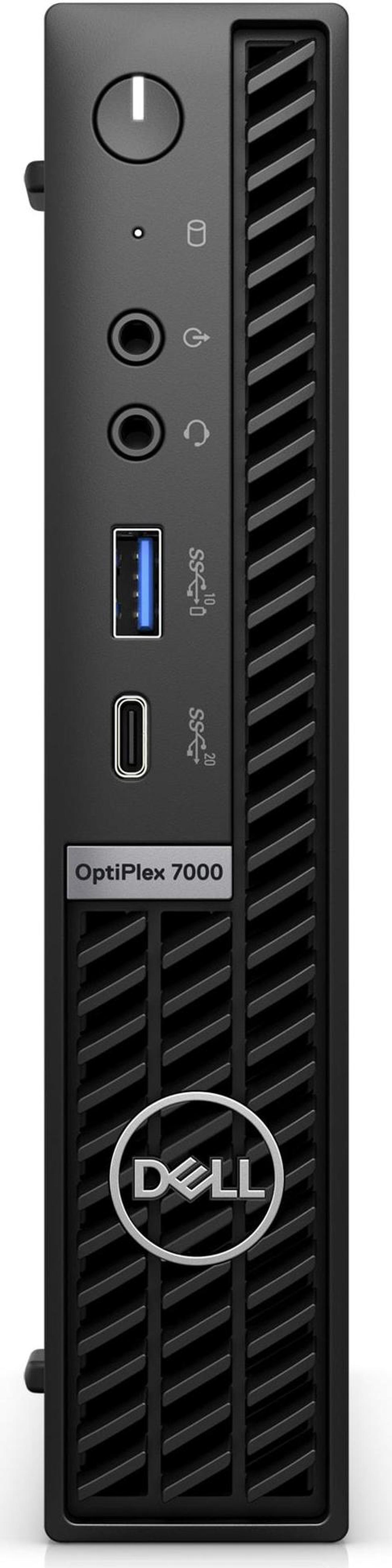 Dell Optiplex 7000 Micro Tower Desktop (2022) | Core i7 - 12700T - 256GB SSD Hard Drive - 8GB RAM | 12 cores @ 4.7 GHz Win 11 Pro Black