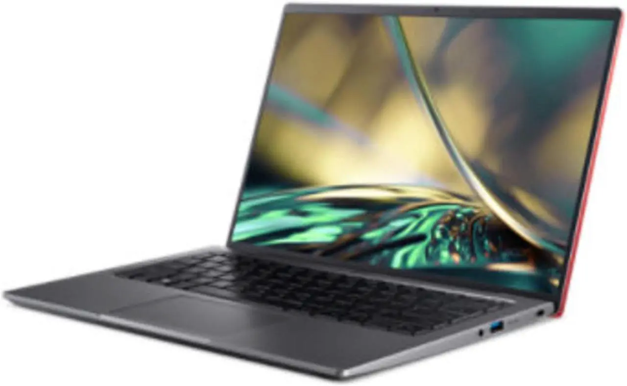 Alt view image 3 of 6 - Acer Swift X 14 SFX14-51G Laptop (2022) | 14" 2560x1440 QHD | Core i7 - 1260P - 1TB SSD Hard Drive - 16GB RAM - Nvidia GeForce RTX 3050 Ti | 12 cores @ 4.7 GHz - 4GB GDDR6 Win 11 Home Black