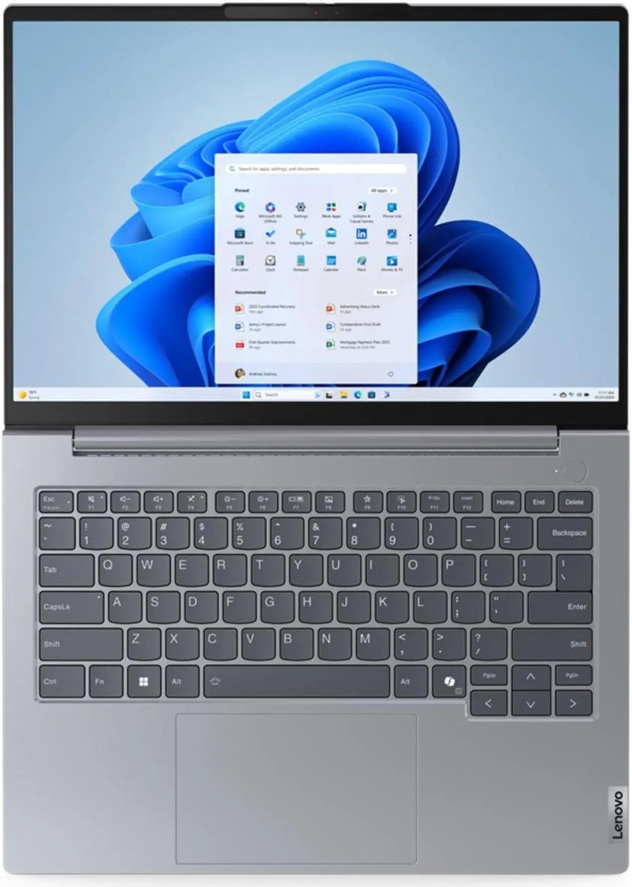 Alt view image 3 of 5 - Lenovo ThinkBook 14 G7 ARP Laptop (2023) | 14" 1920x1200 FHD+ | Ryzen 7 - 7735HS - 512GB SSD Hard Drive - 16GB RAM | 8 cores @ 4.75 GHz Win 11 Pro Black