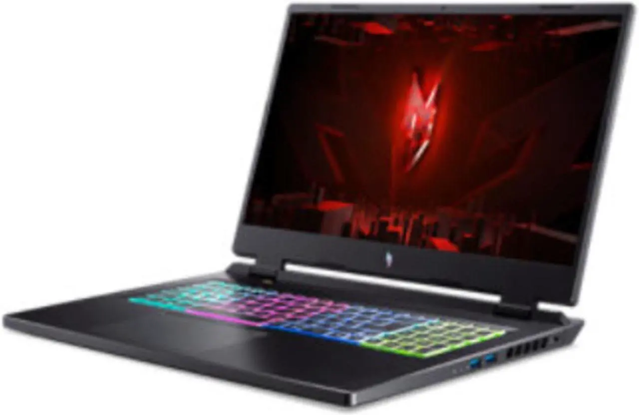 Alt view image 5 of 5 - Acer Nitro 17 AN17-51 Laptop (2023) | 17.3" 2560x1440 QHD | Core i7 - 13700H - 1TB SSD Hard Drive - 4GB RAM - Nvidia GeForce RTX 4060 | 14 cores @ 5 GHz - 8GB GDDR6 Win 11 Home Black