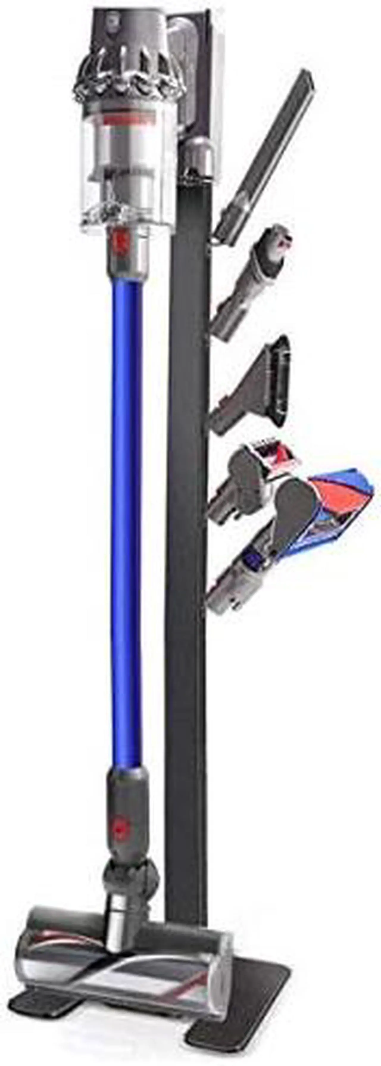 Main image of Storage-Stand-Docking-Station-Holder Compatible with Dyson V11 V10 V8 V7 V6 Cordless Vacuum Cleaners & Accessories, Stable Metal Organizer Rack, Brushed Black