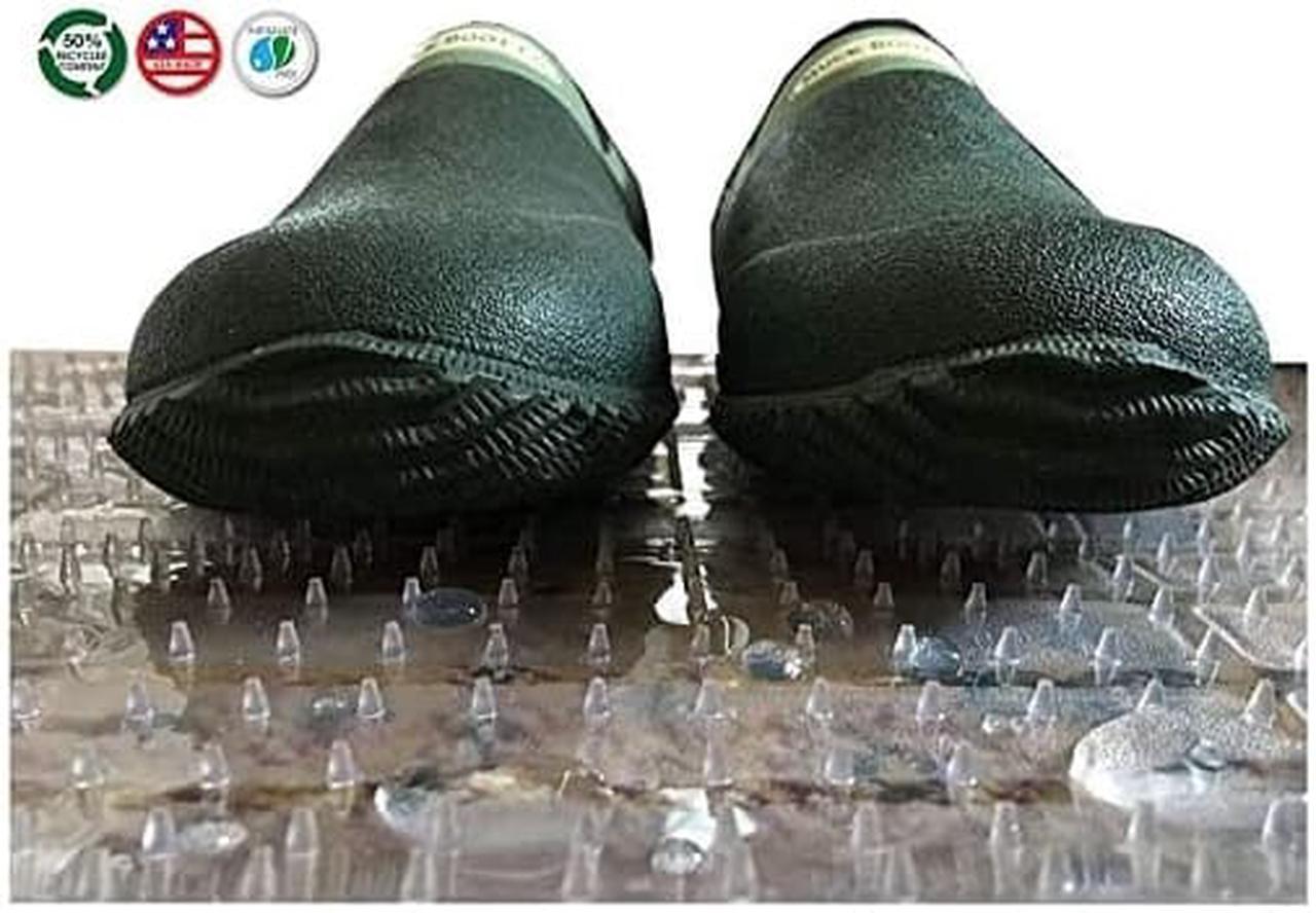 Alt view image 7 of 7 - Clear Vinyl Plastic Floor Runner/Protector for Deep Pile Carpet - Skid-Resistant Decorative Pattern, (27 Inches Wide x 6 Feet Long)