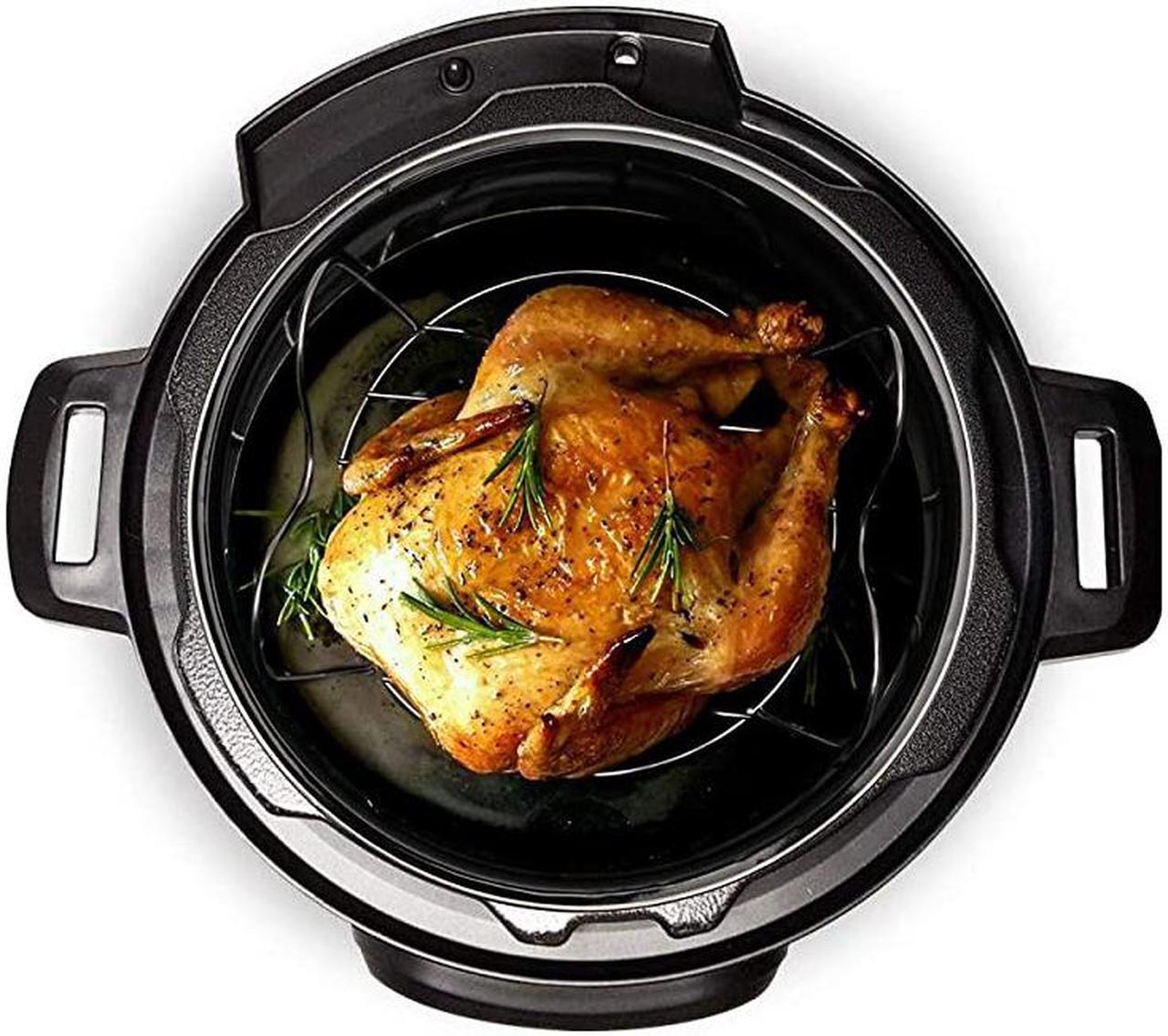 Alt view image 2 of 7 - Rack Trivet with Handles Compatible with Instant Pot Accessories 3 Qt 5 Quart, Pressure Cooker Trivet Wire Steam Rack, Great for Lifting out Whatever Delicious Meats & Veggies You Cook