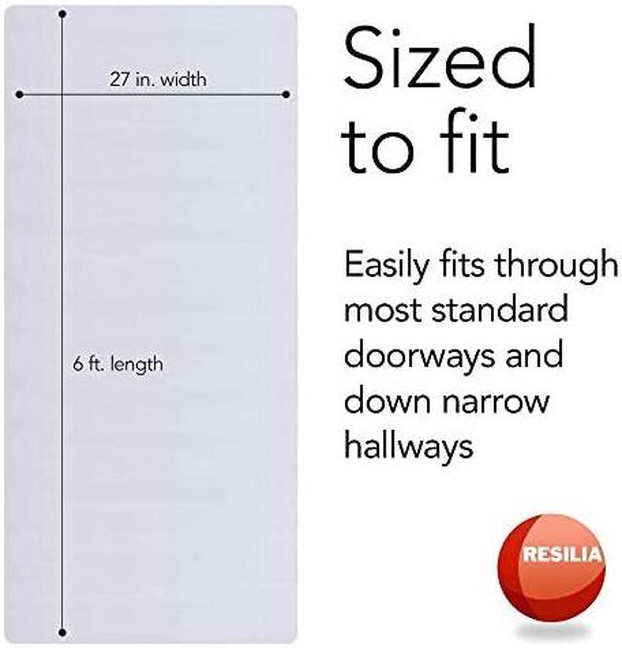 Alt view image 3 of 7 - Clear Vinyl Plastic Floor Runner/Protector for Deep Pile Carpet - Skid-Resistant Decorative Pattern, (27 Inches Wide x 6 Feet Long)